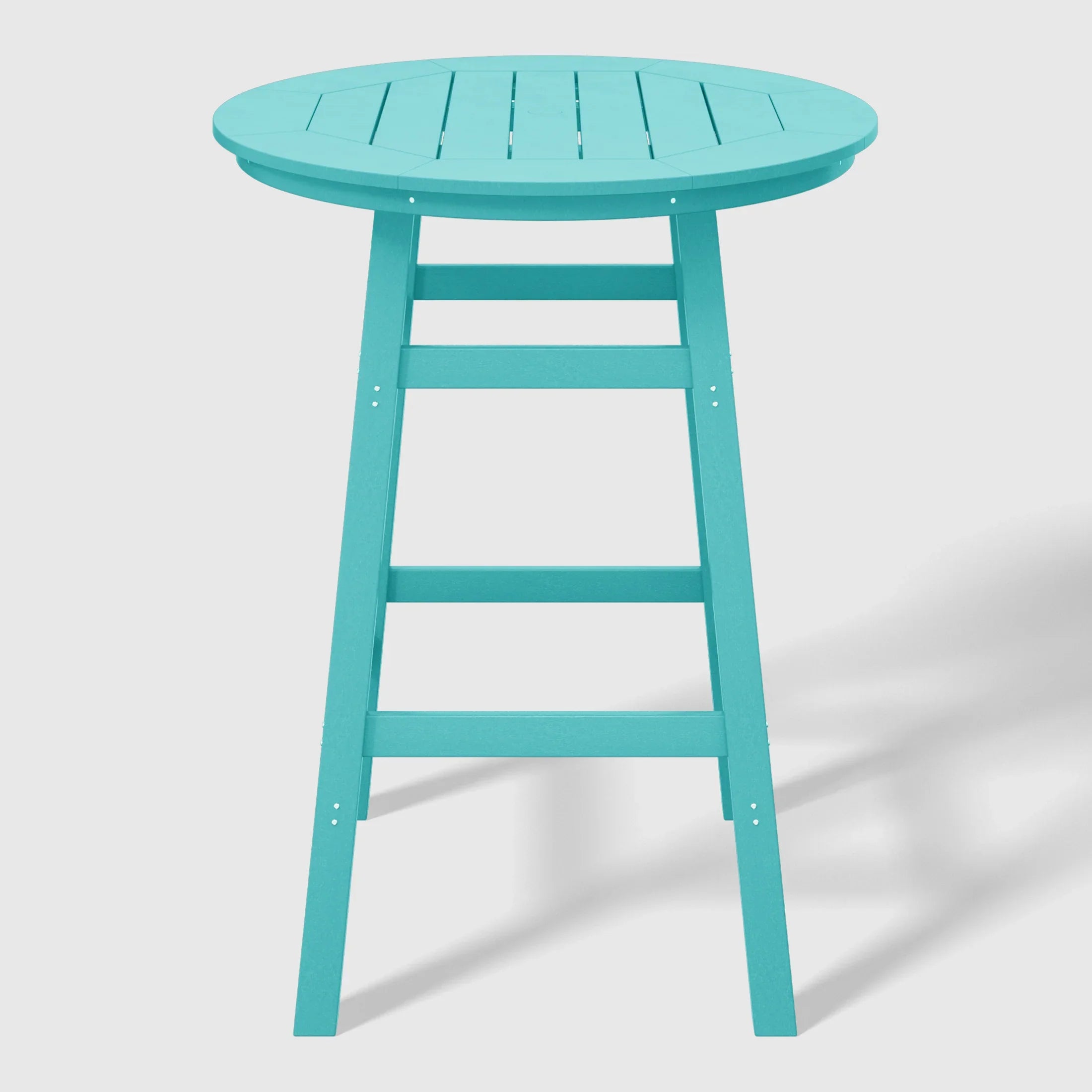 Paradise Outdoor 35" HDPE Round Patio Bar Height Table
