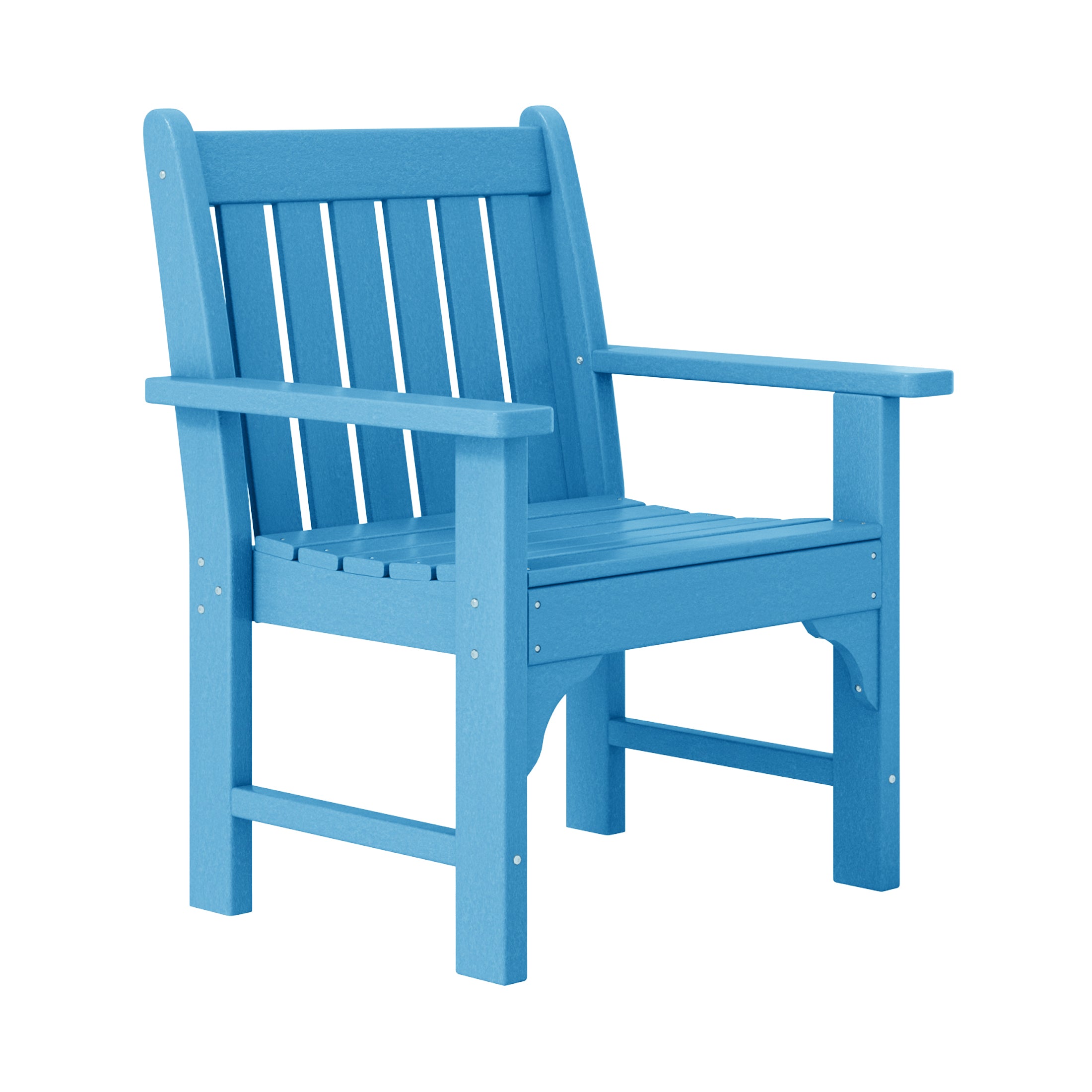 Paradise Outdoor Patio 2-Piece HDPE Adirondack Garden Chair with Square Adirondack Side Table Set