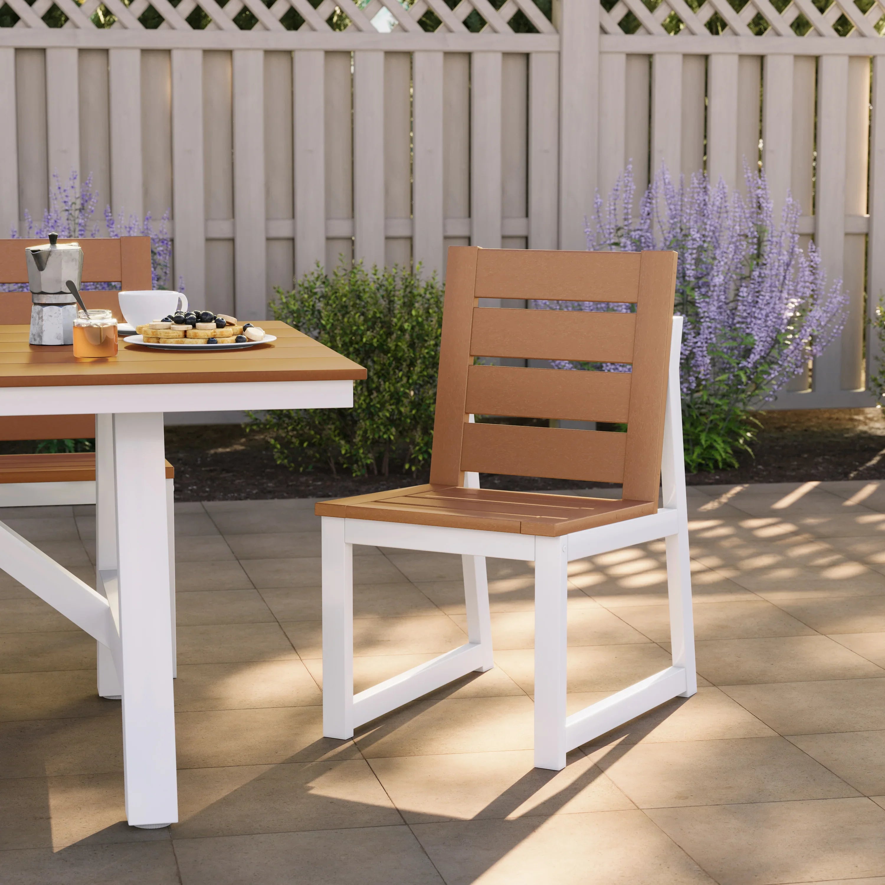 Stinson HDPE Outdoor Patio Dining Side Chair