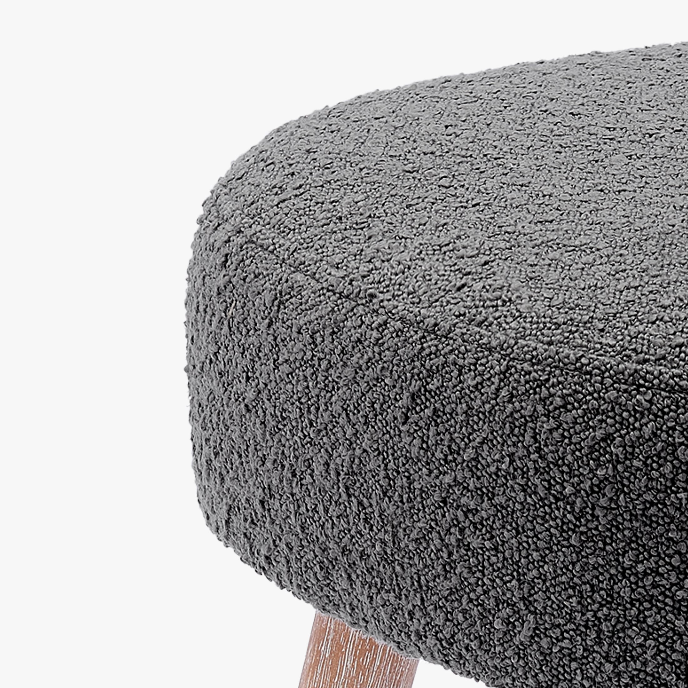 Amélie 21" Wide Square Upholstered Cushion Ottoman Foot Stool