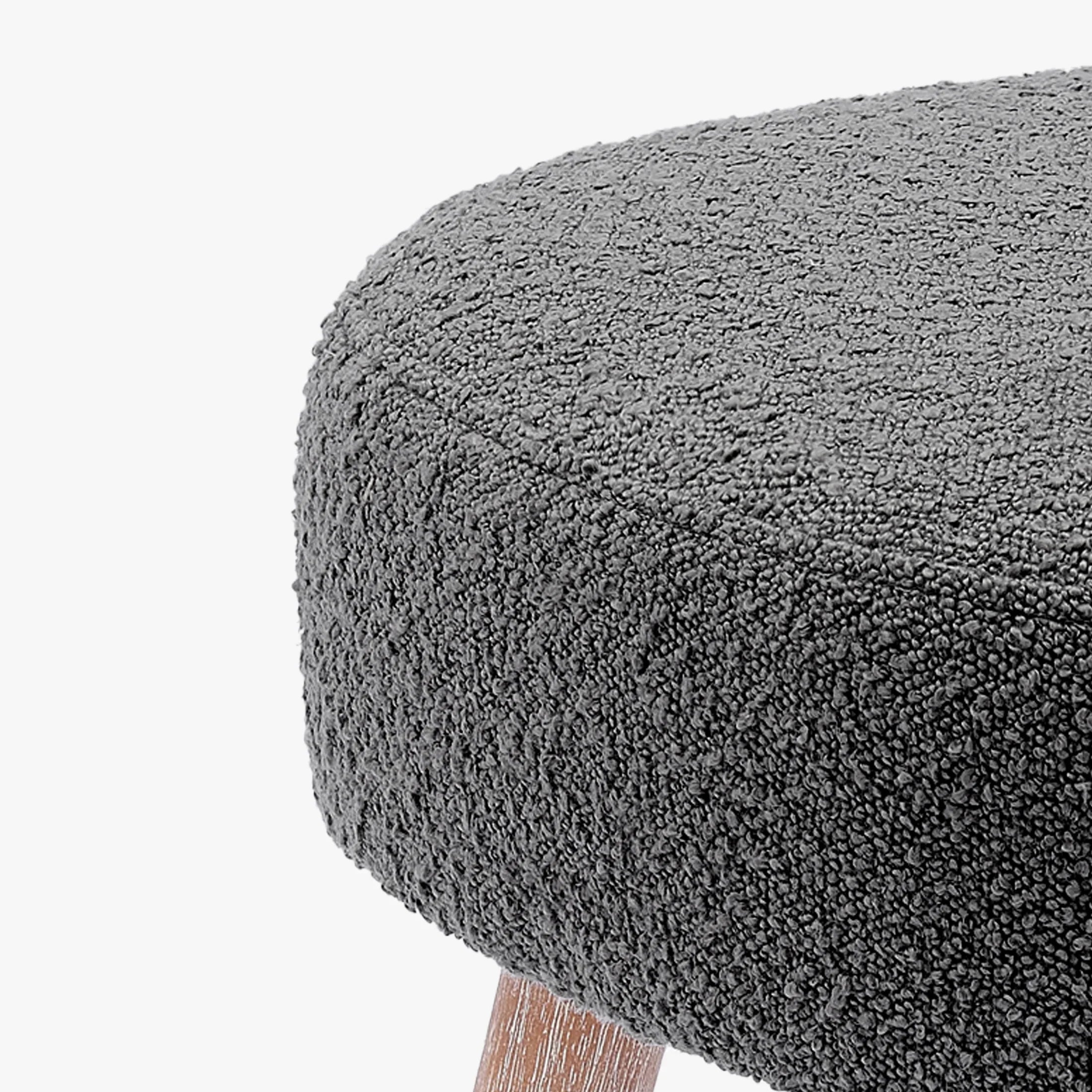 Amélie 21" Wide Square Upholstered Cushion Ottoman Foot Stool