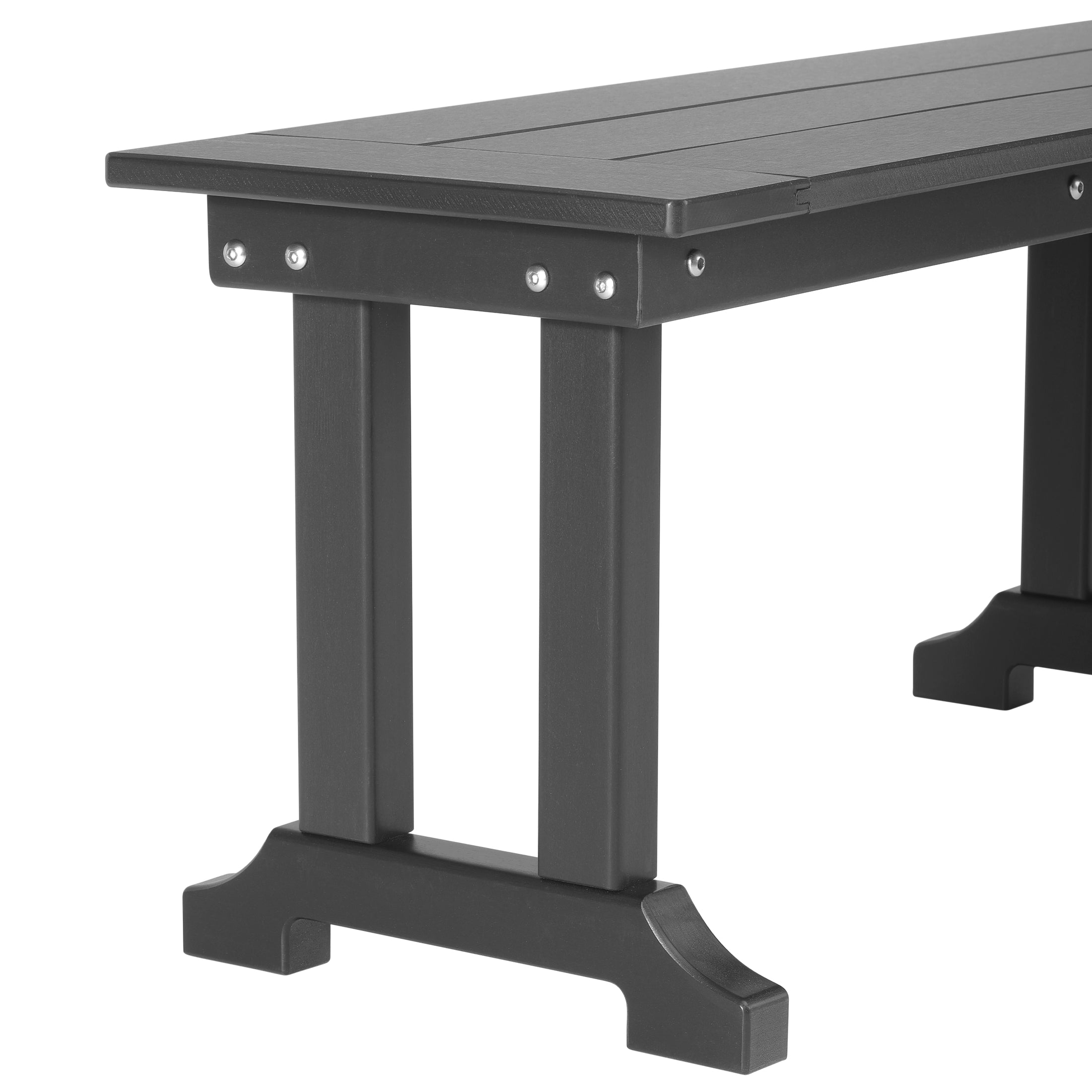 Paradise 65" Outdoor Patio Trestle Dining Bench