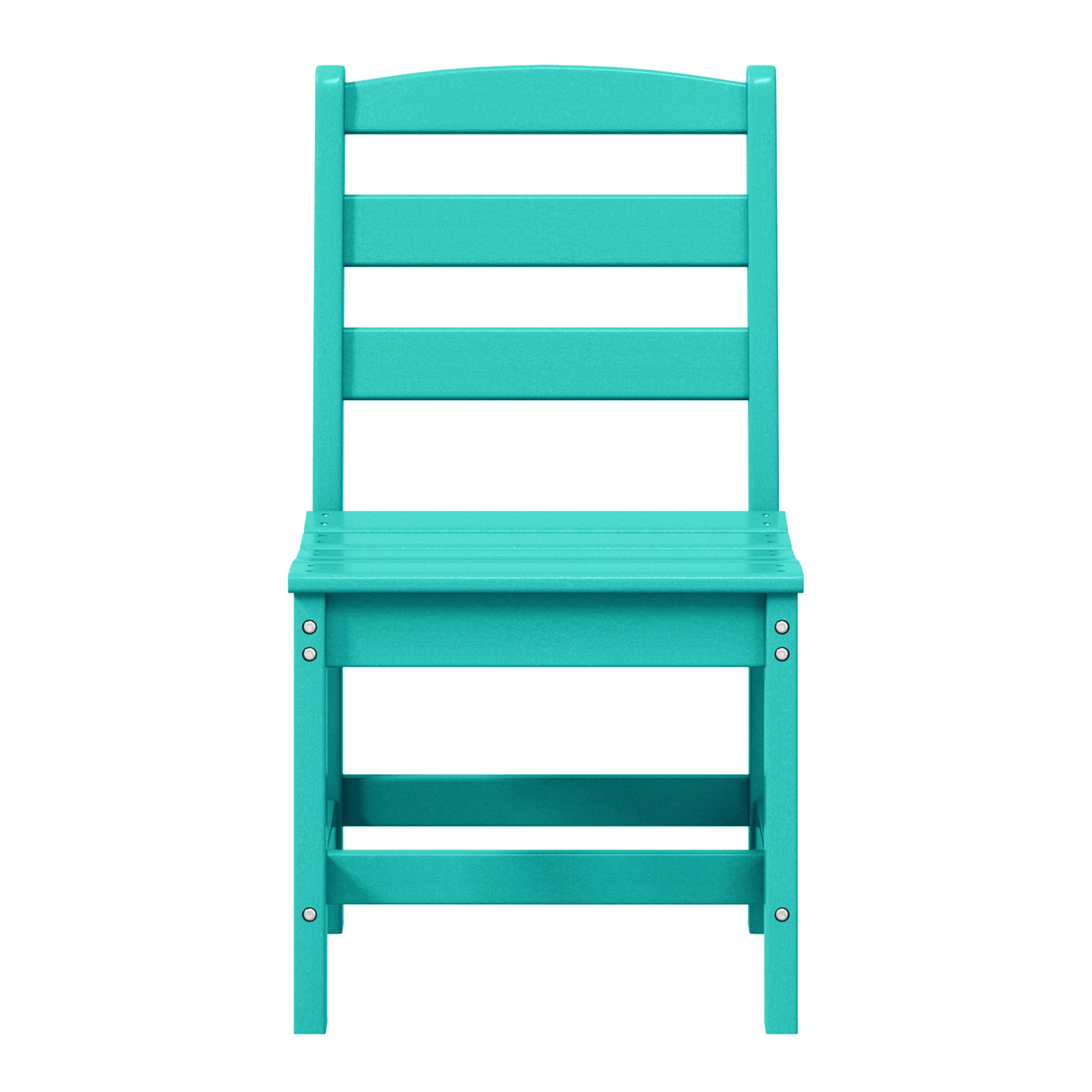 Palms Outdoor HDPE Patio Classic Armless Dining Side Chair