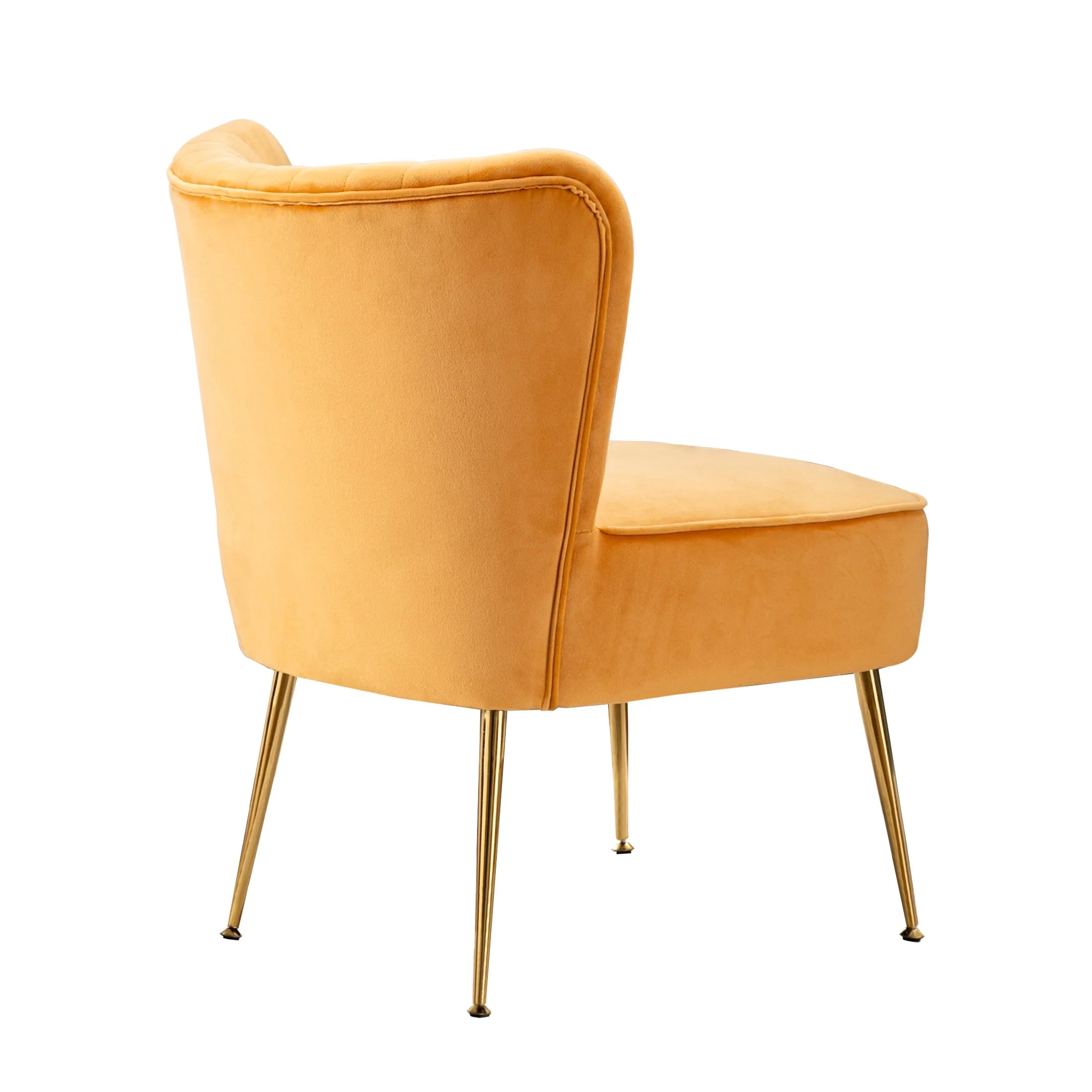 Alaia Mid Century Modern Tufted Velvet Loveseat Sofa and 22" Accent Chair 3-Piece Set
