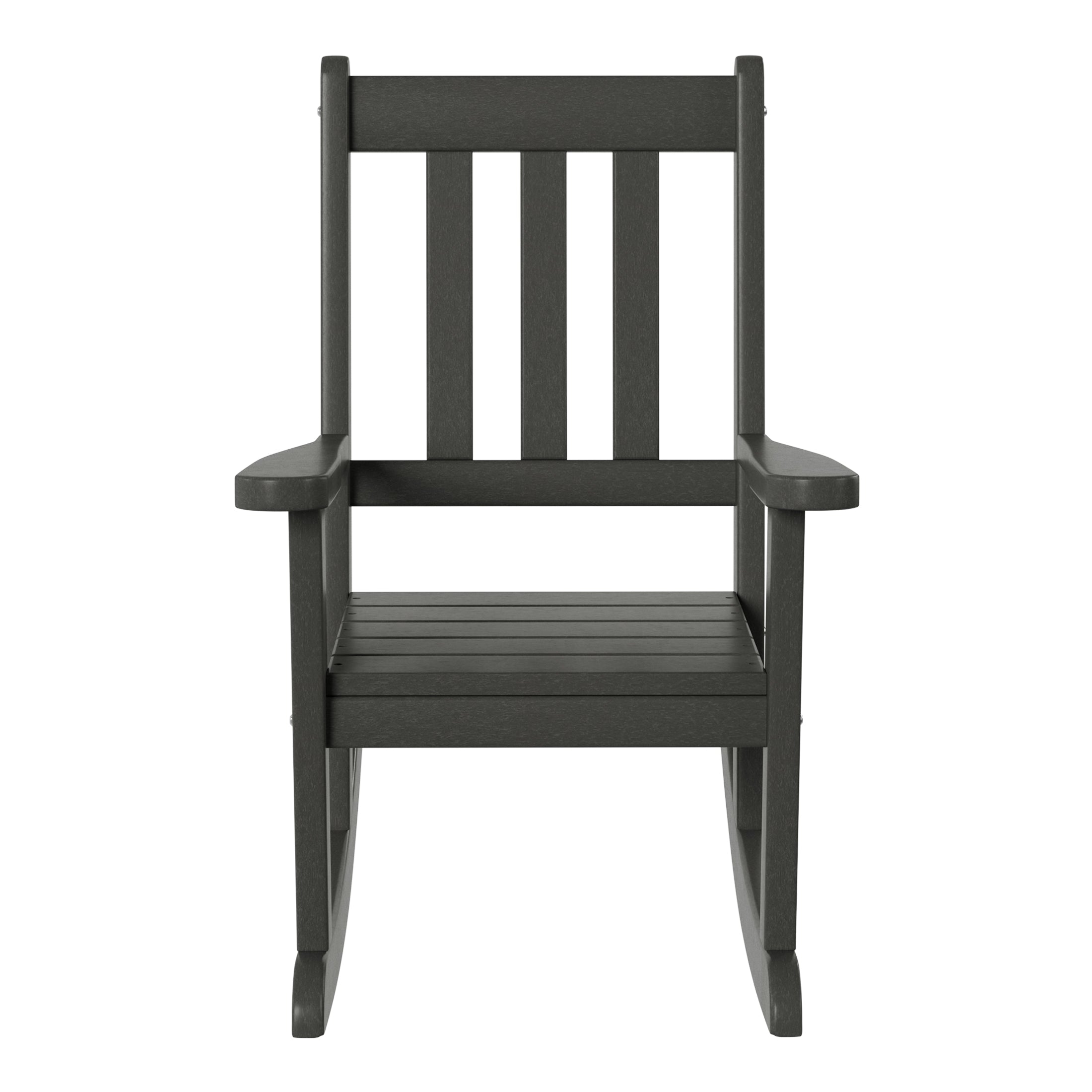 Paradise Outdoor HDPE Plastic Preschool Toddler Rocking Chairs (Set of 2)