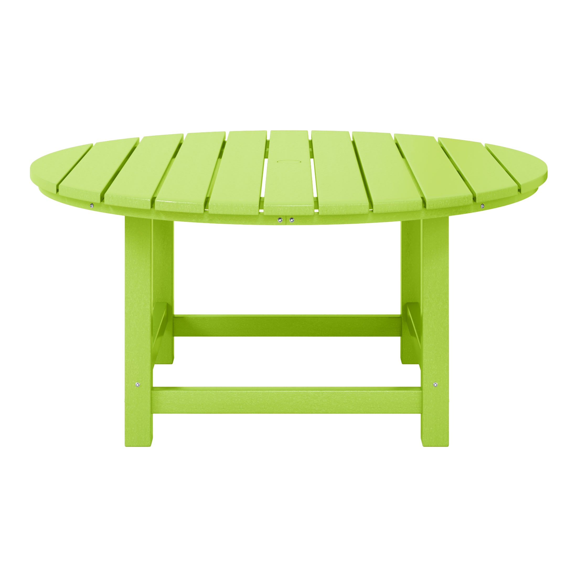 Paradise Low Outdoor HDPE Round Patio Coffee Table