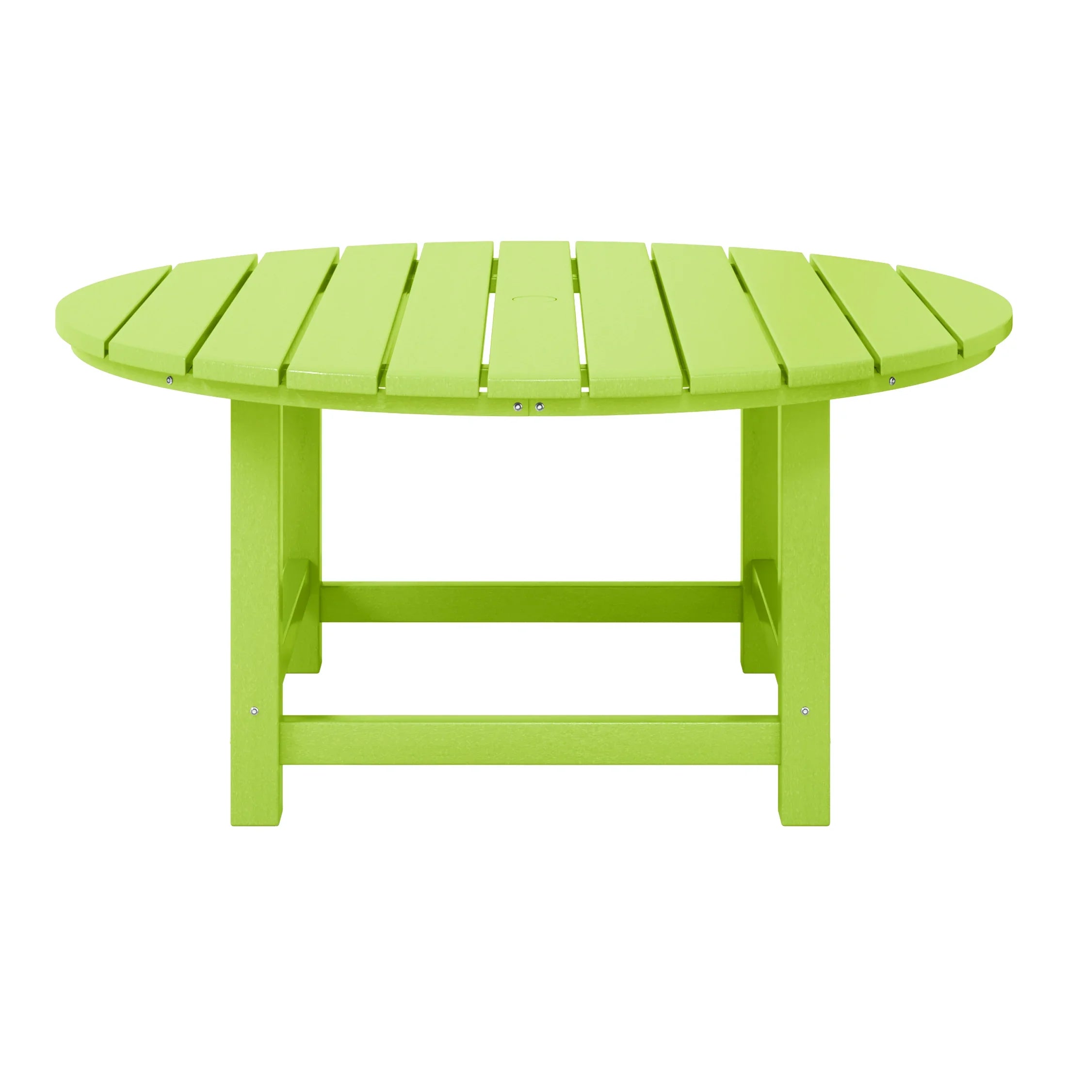 Paradise Low Outdoor HDPE Round Patio Coffee Table