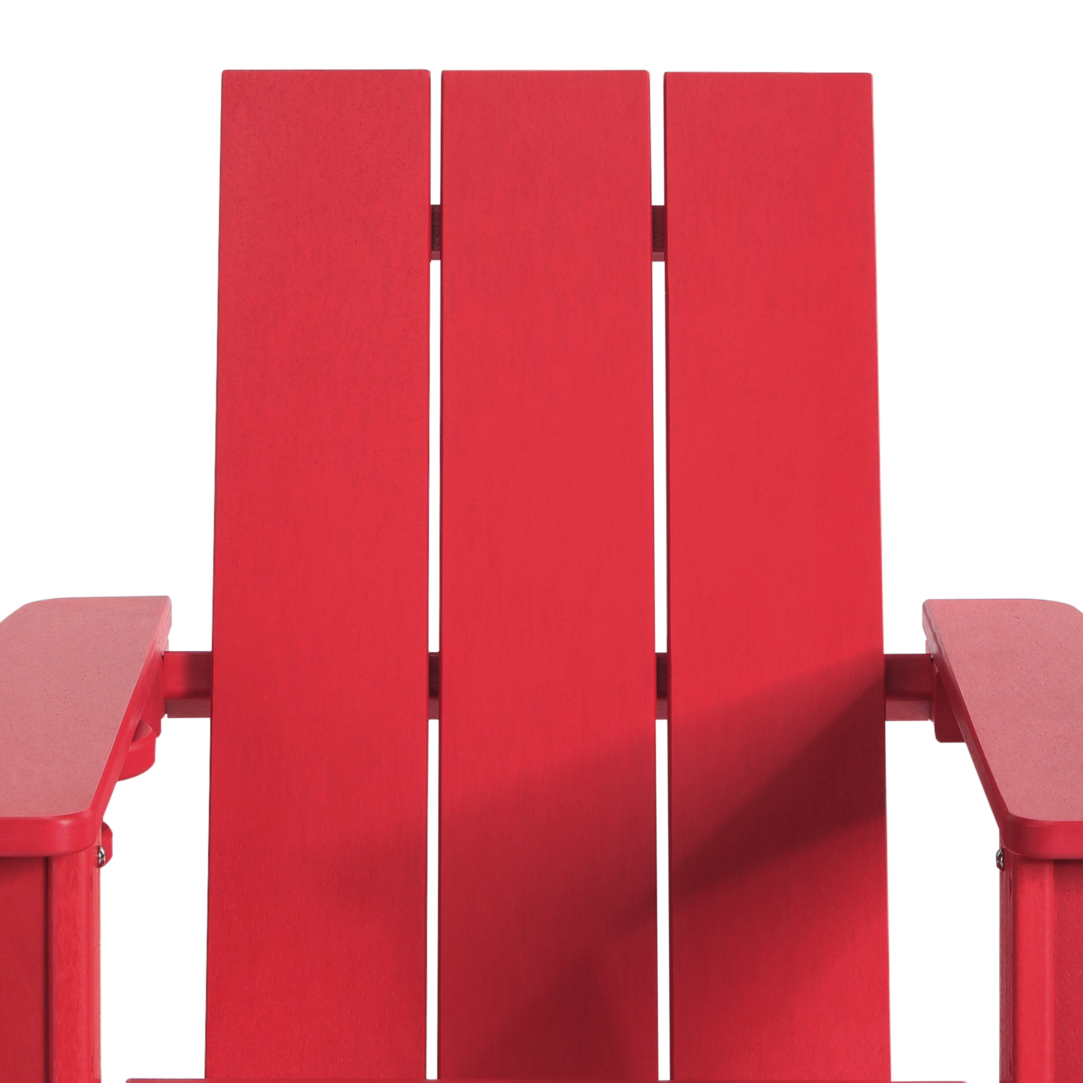 Palms Outdoor HDPE Plastic Preschool Toddler Modern Adirondack Rocking Chairs (Set of 2)