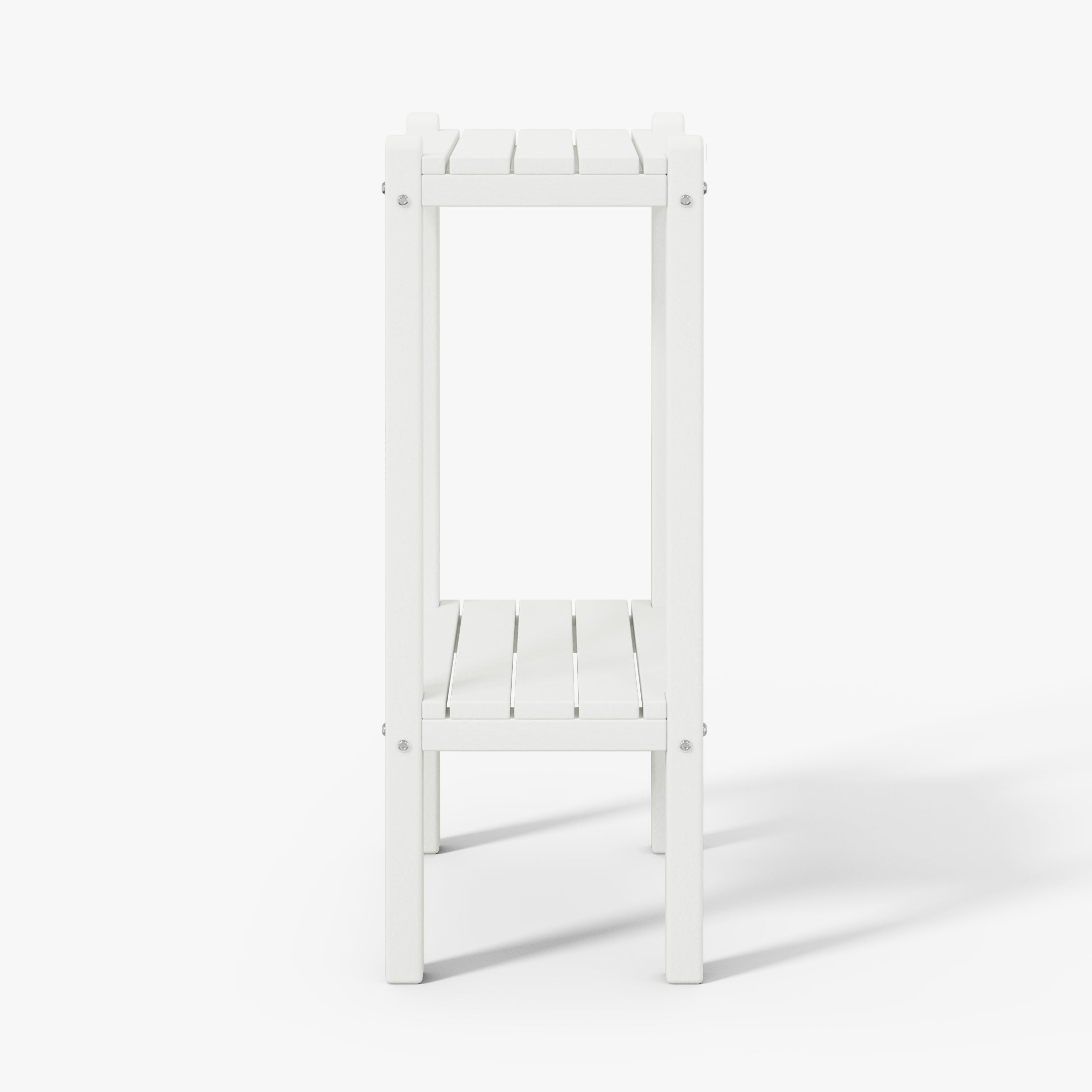 Paradise 36" Outdoor Adirondack HDPE 2-Tier Patio Side Table