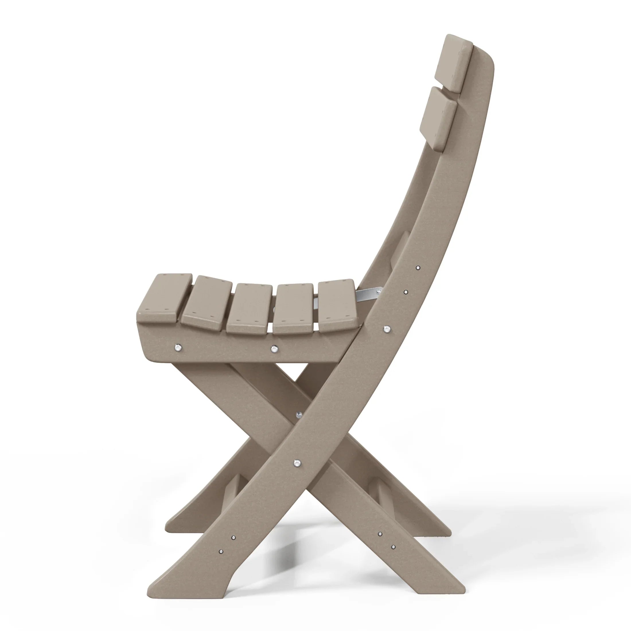 Paradise HDPE Outdoor Patio Modern Folding Dining Chair