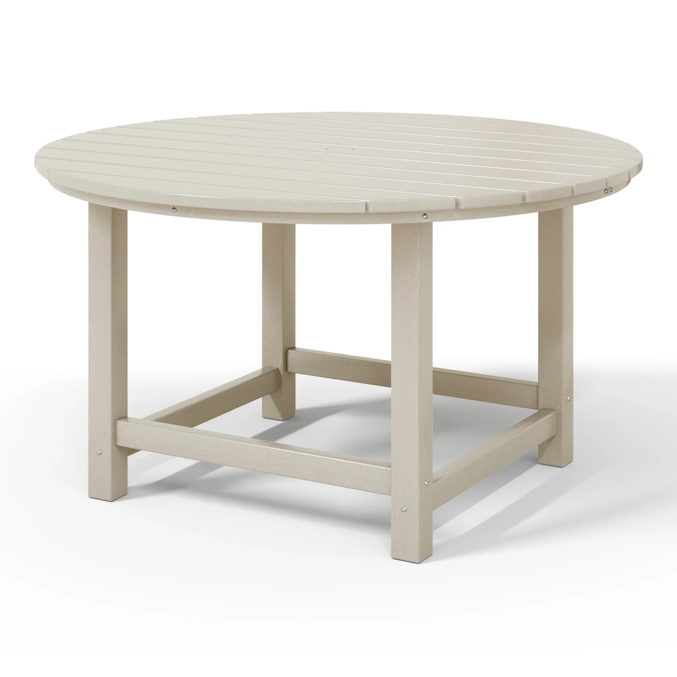Paradise Kids Outdoor Patio Furniture HDPE 38" Wide Round Dining Table