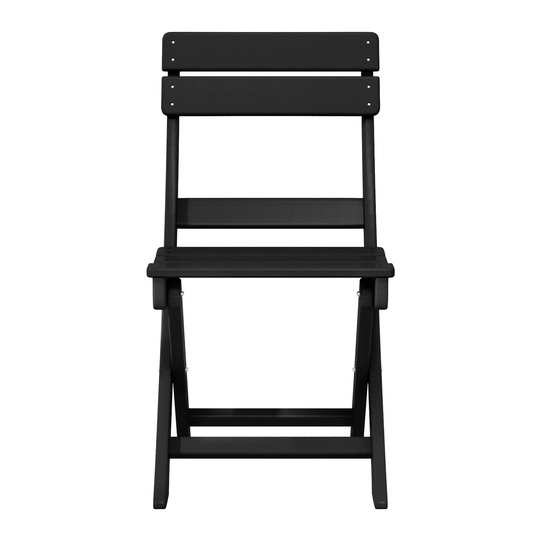 Paradise 3-Piece Outdoor HDPE Folding Patio Bistro Table and Chairs