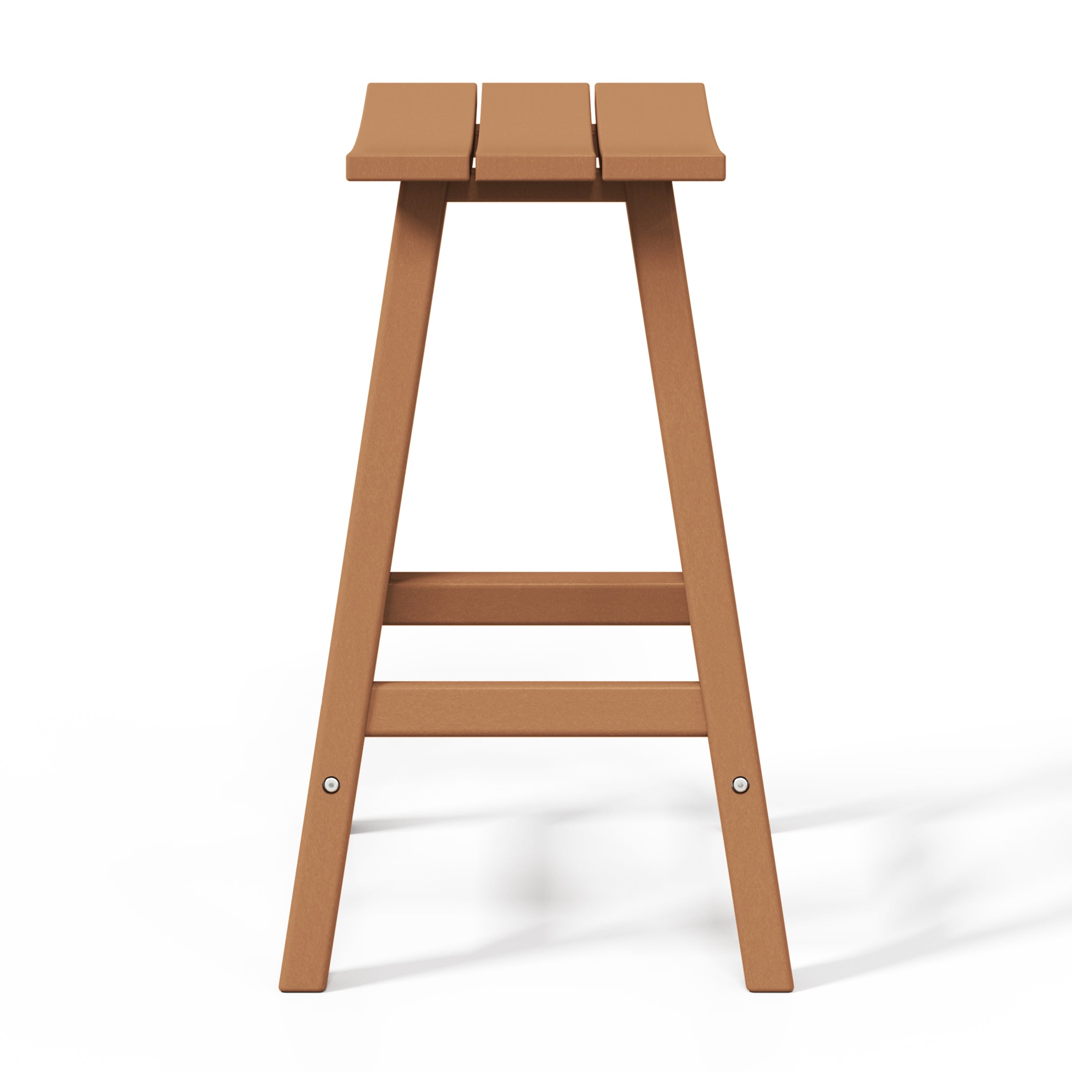 Paradise 24" HDPE Outdoor Patio Counter Height Bar Stools (Set of 2)