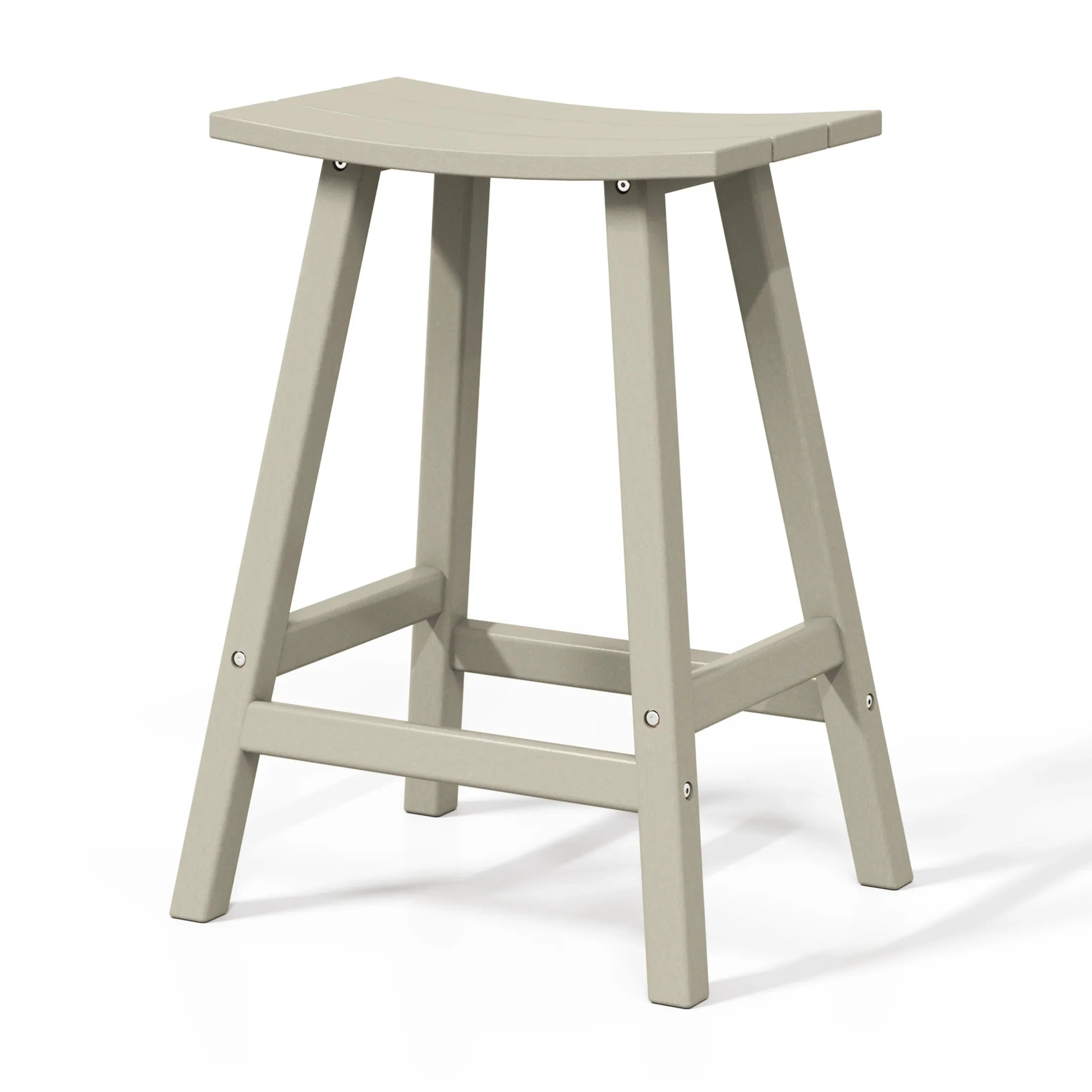 Paradise 24" height Outdoor / Patio Saddle bar stool