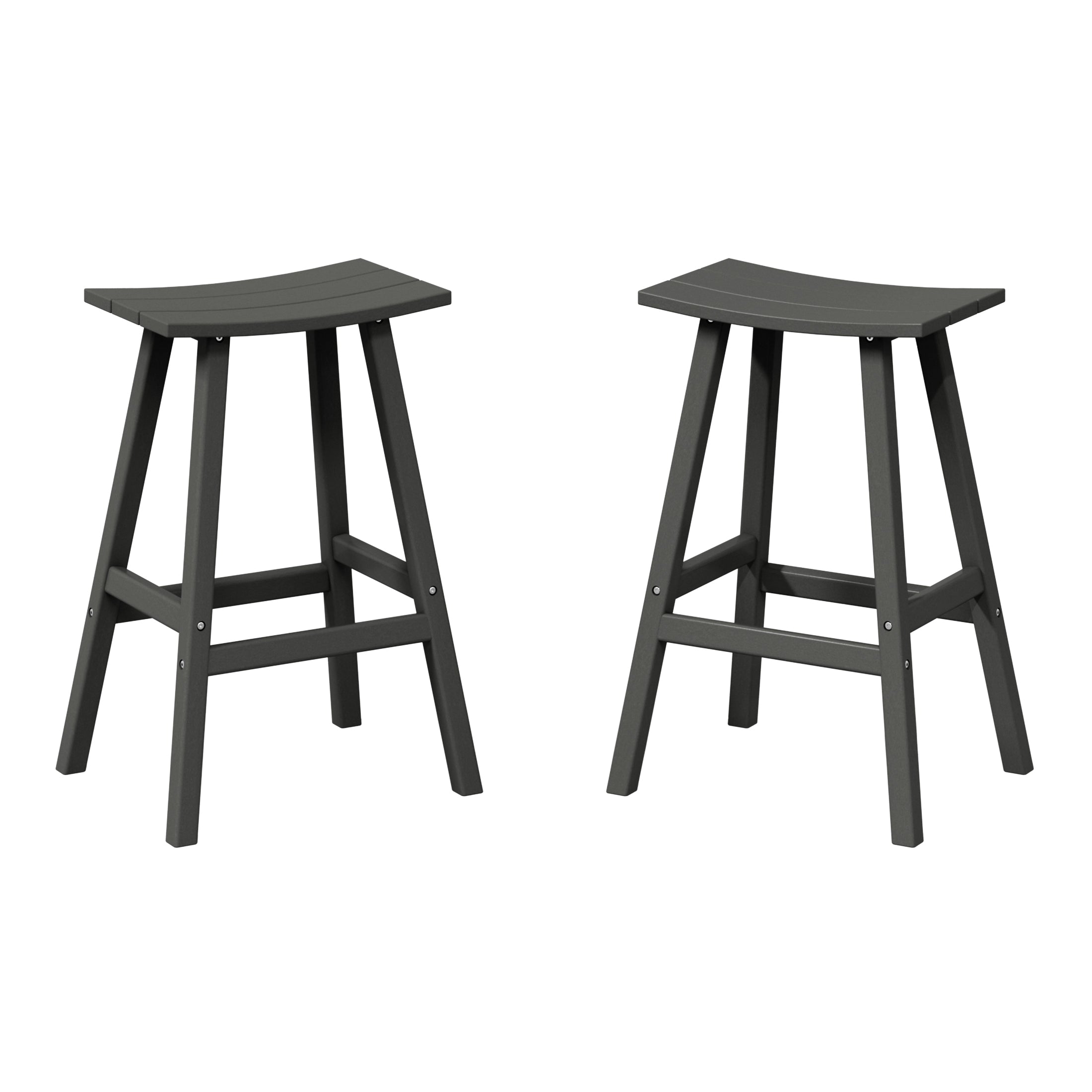 Paradise 2 piece set of 29" height Outdoor / Patio Saddle bar stools
