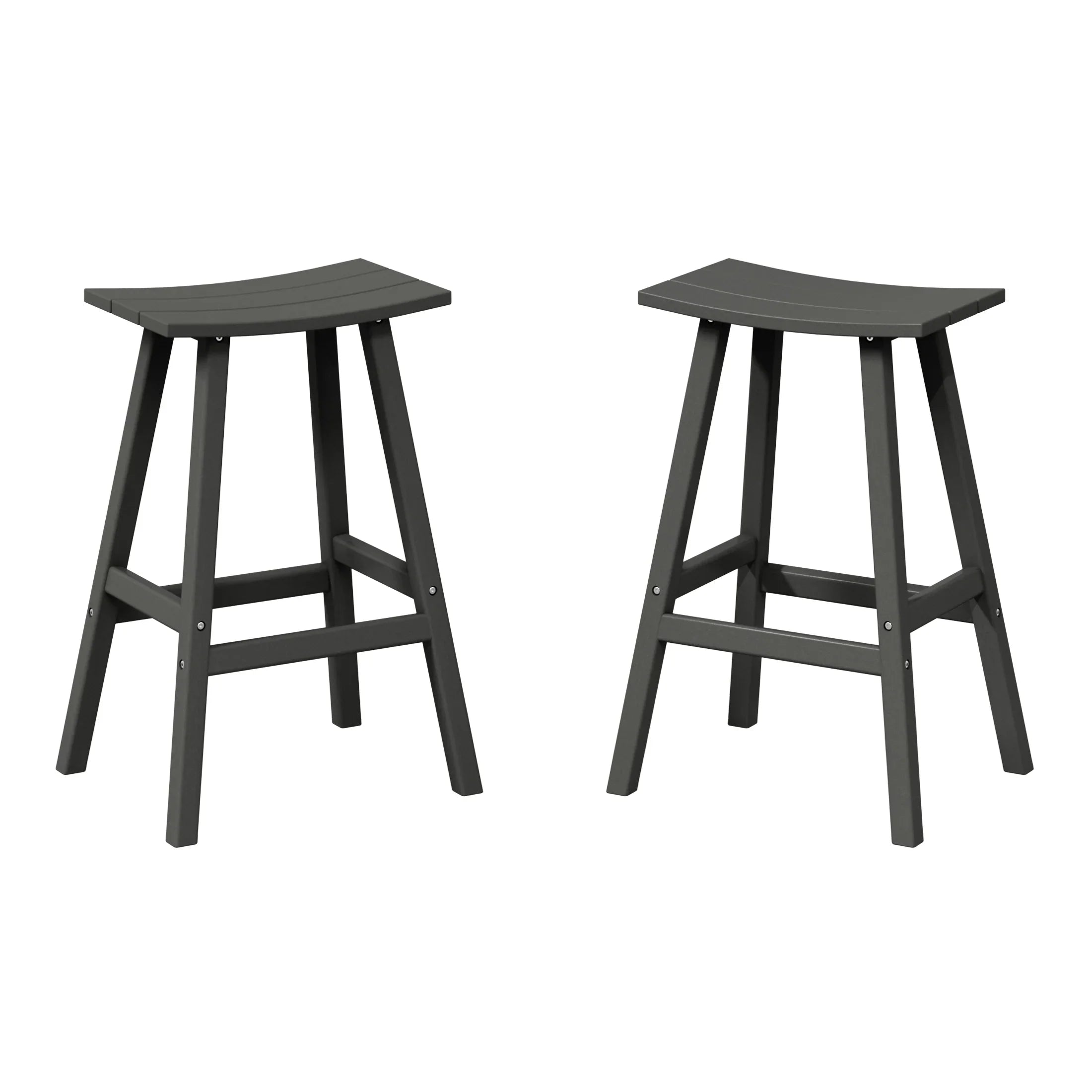 Paradise 2 piece set of 29" height Outdoor / Patio Saddle bar stools
