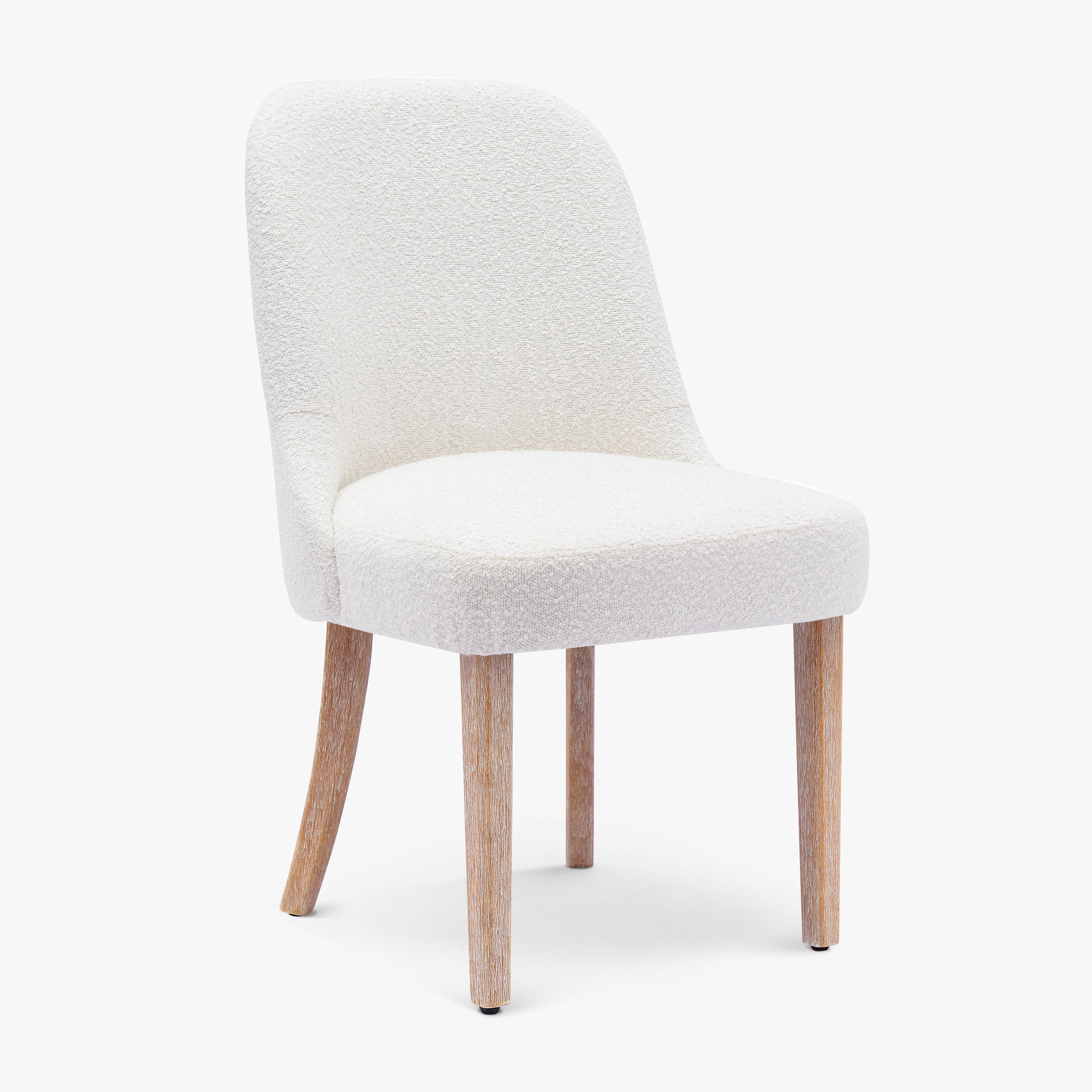 Amélie Mid-Century Modern Upholstered Boucle Dining Chair