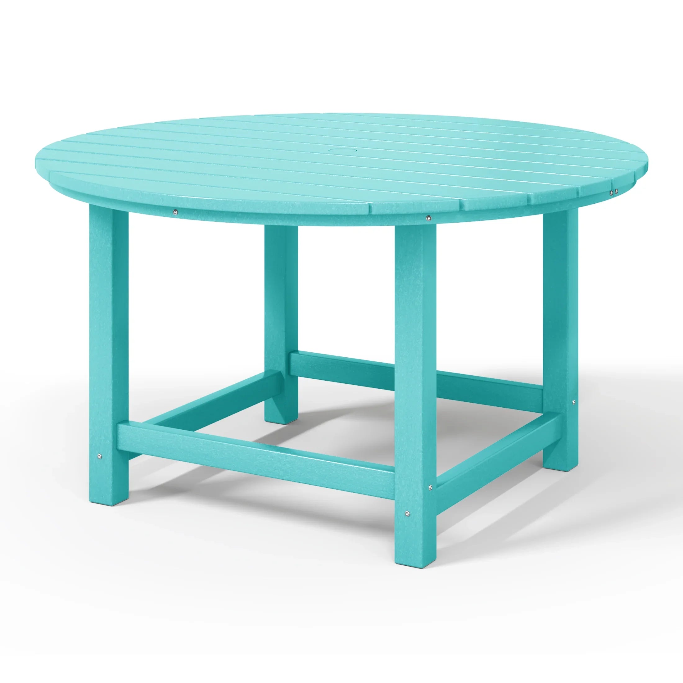Paradise Kids Outdoor Patio Furniture HDPE 38" Wide Round Dining Table
