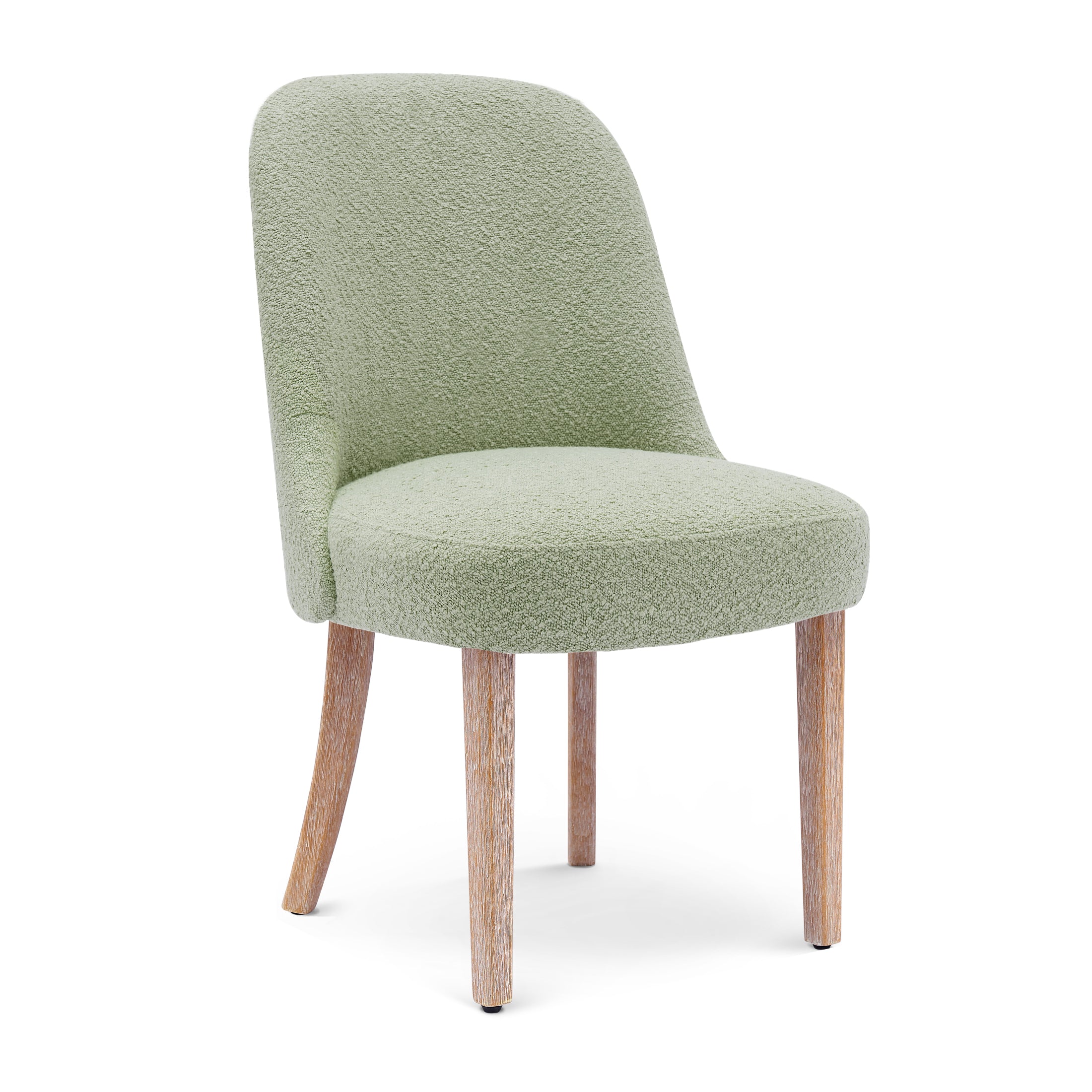 Amélie Mid-Century Modern Upholstered Boucle Dining Chair (Set of 6)