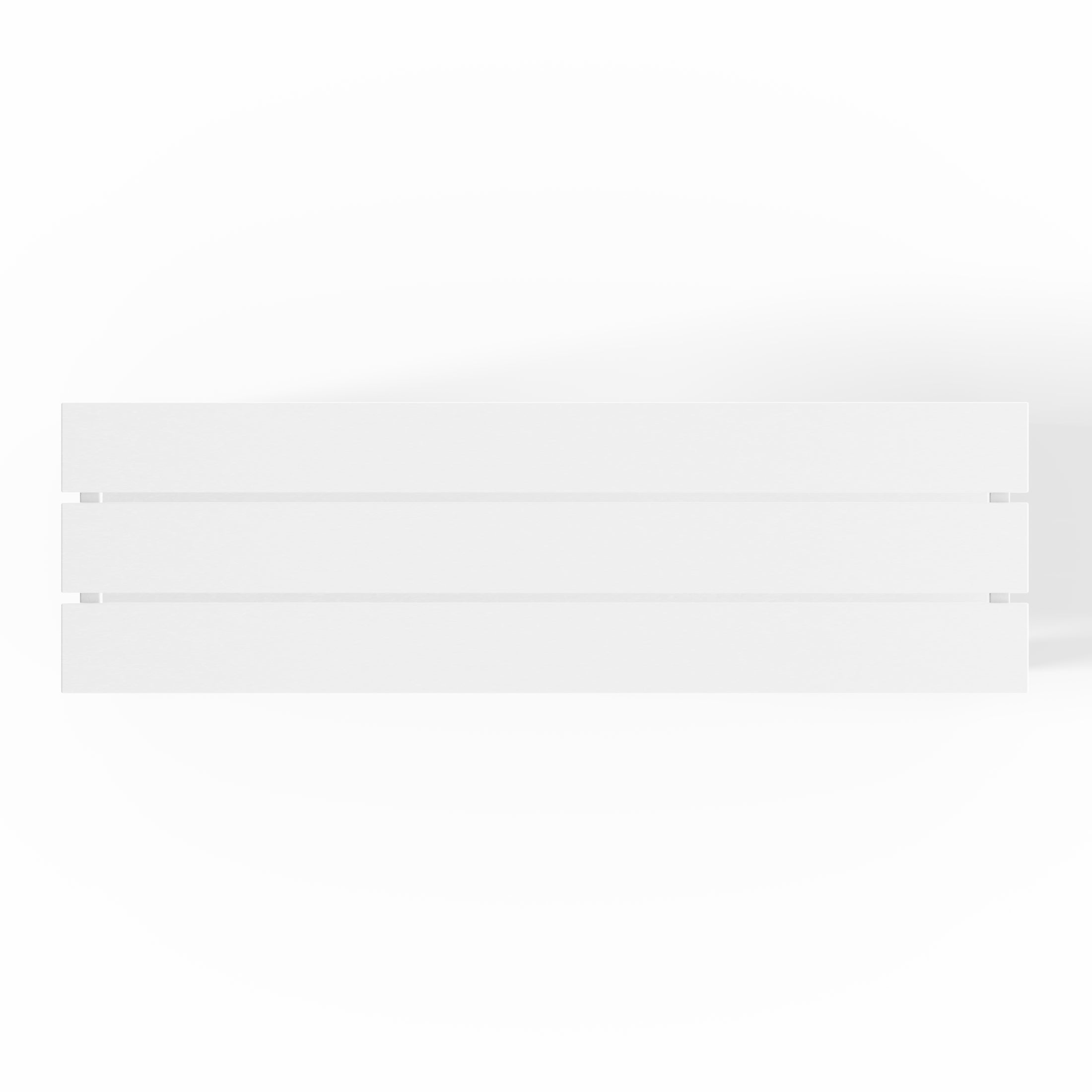 Paradise 55" Outdoor Patio HDPE Adirondack 2-Tier Shelf Console Table