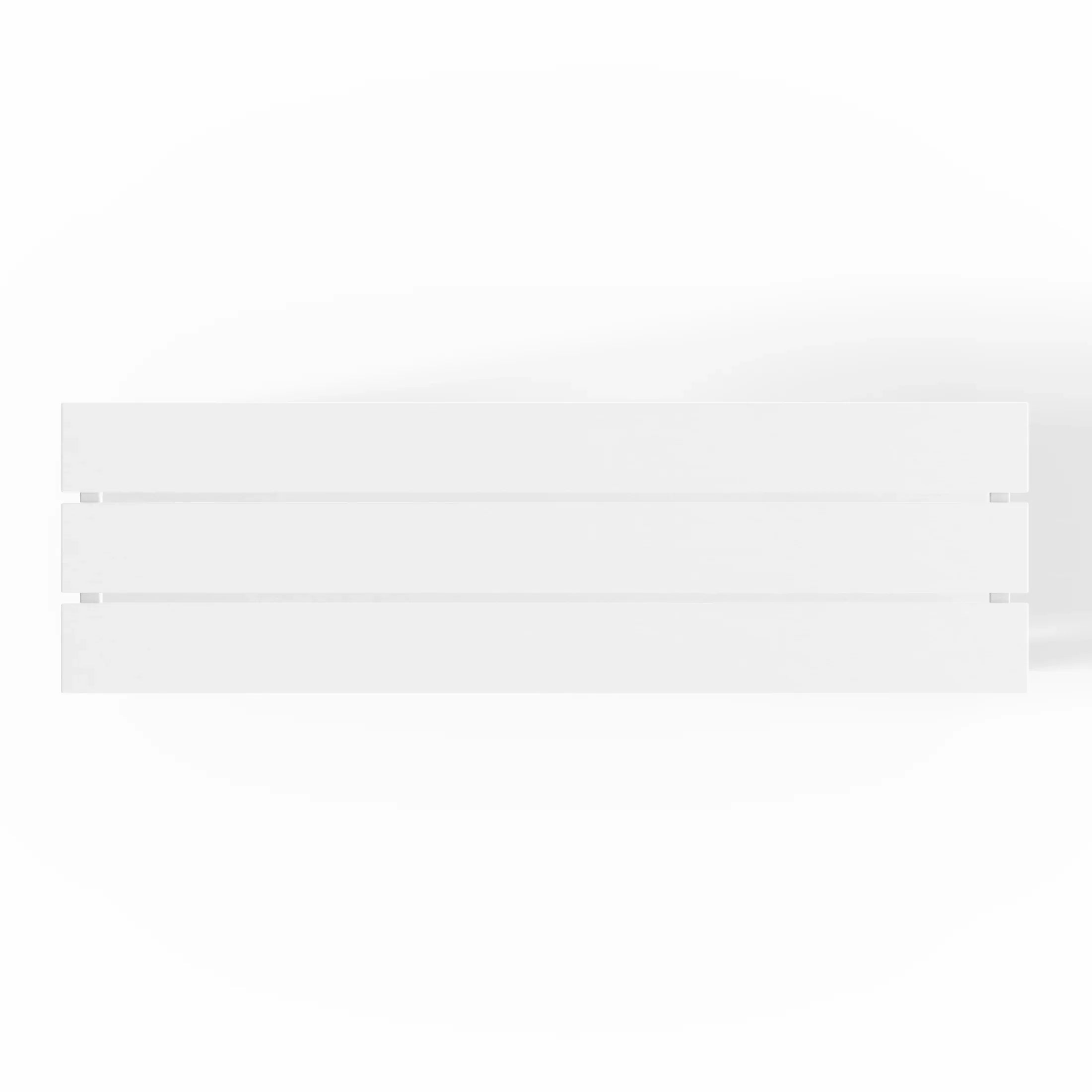 Paradise 55" Outdoor Patio HDPE Adirondack 2-Tier Shelf Console Table