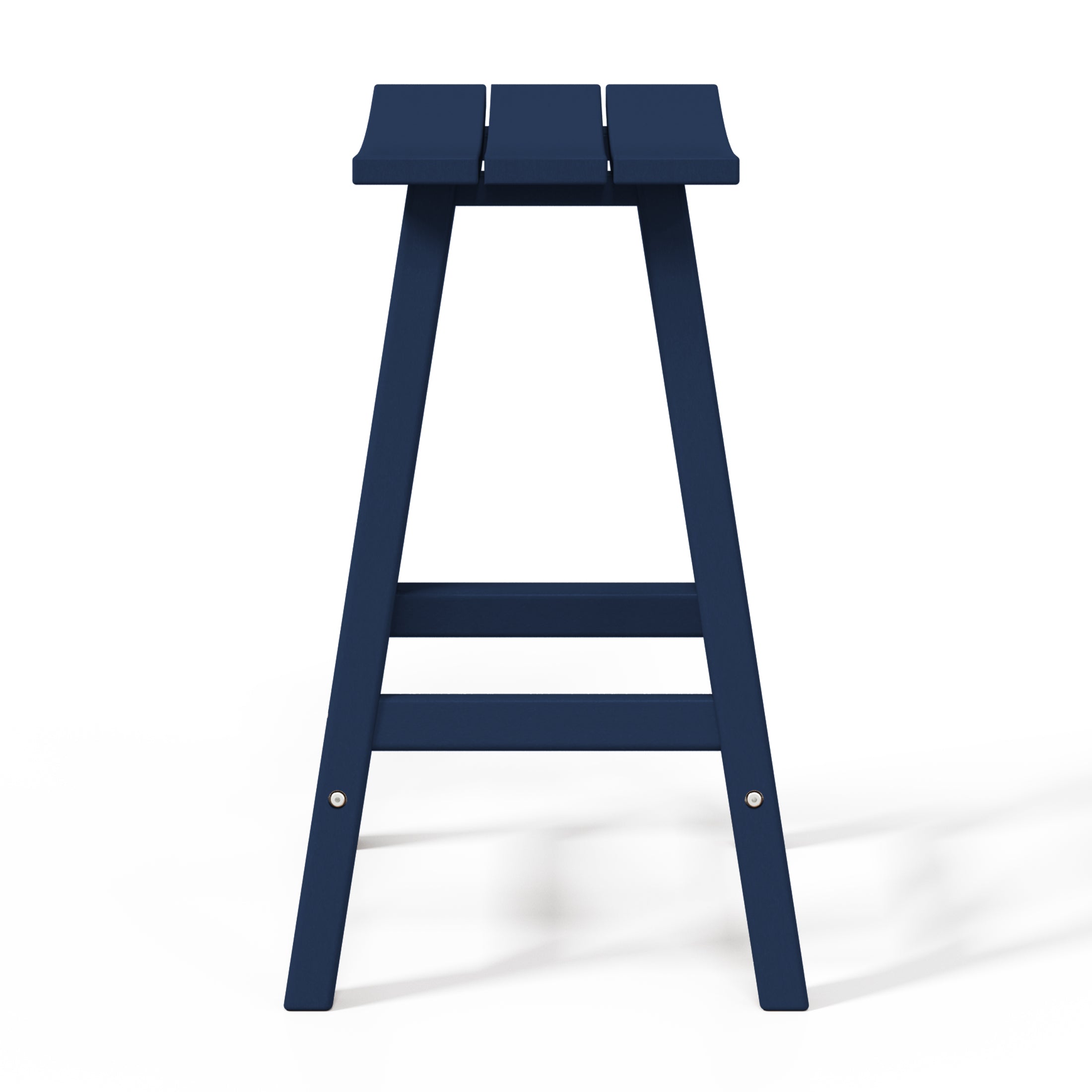 Paradise 24" HDPE Outdoor Patio Counter Height Bar Stools (Set of 2)