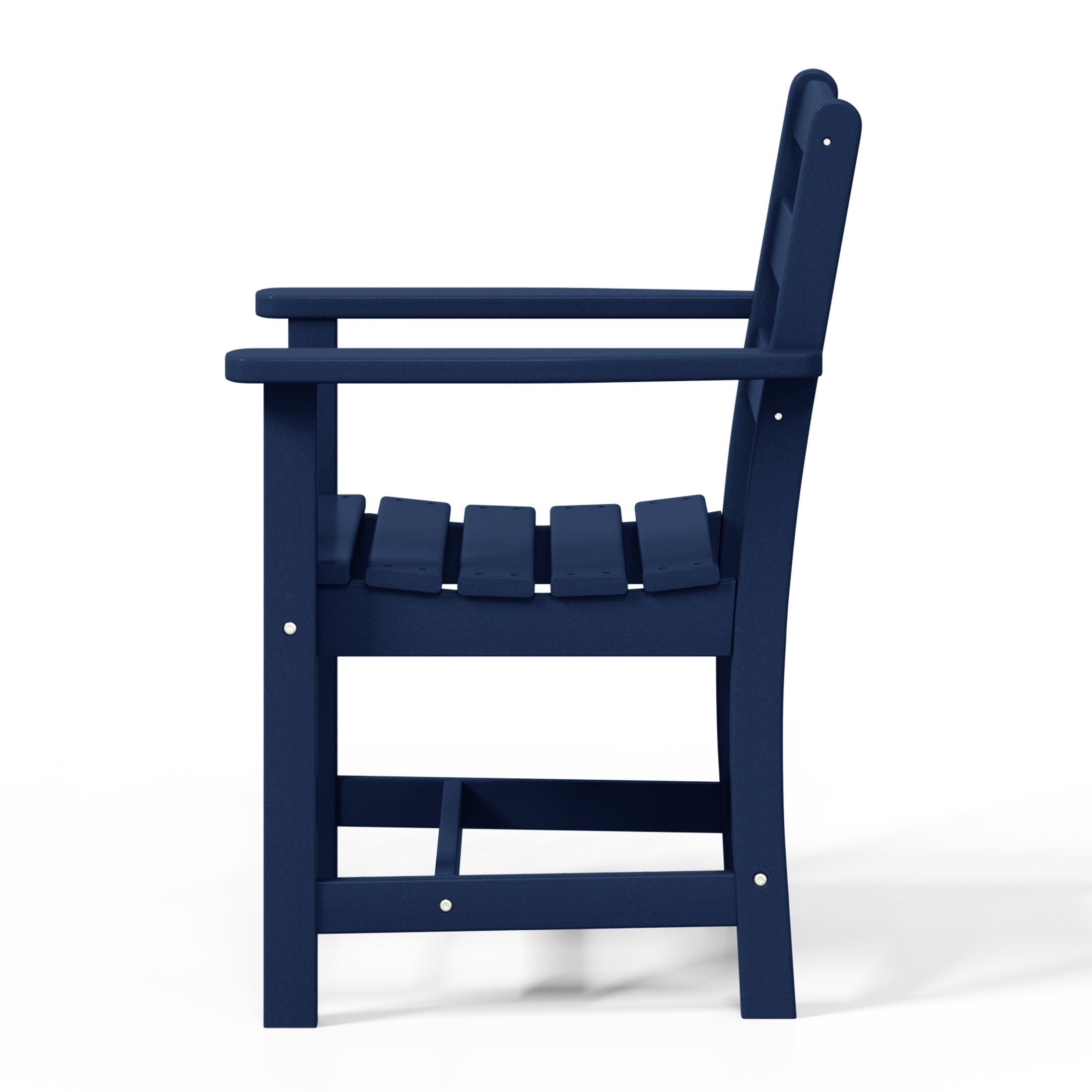 Palms Outdoor HDPE Patio Classic Dining Arm Chair