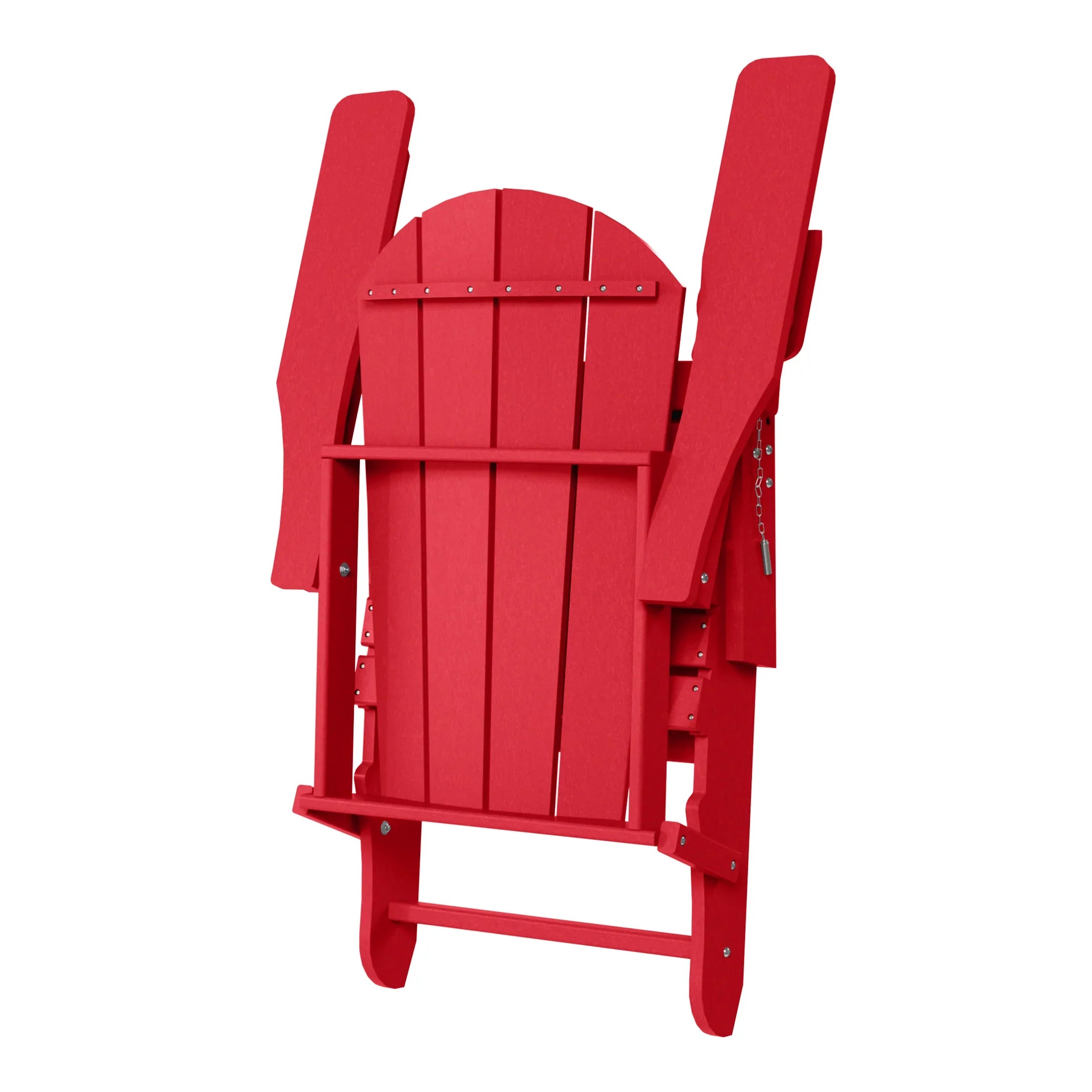 Paradise Folding Adjustable Adirondack Chair with Retractable Ottoman and Cup Holder (Set of 2)