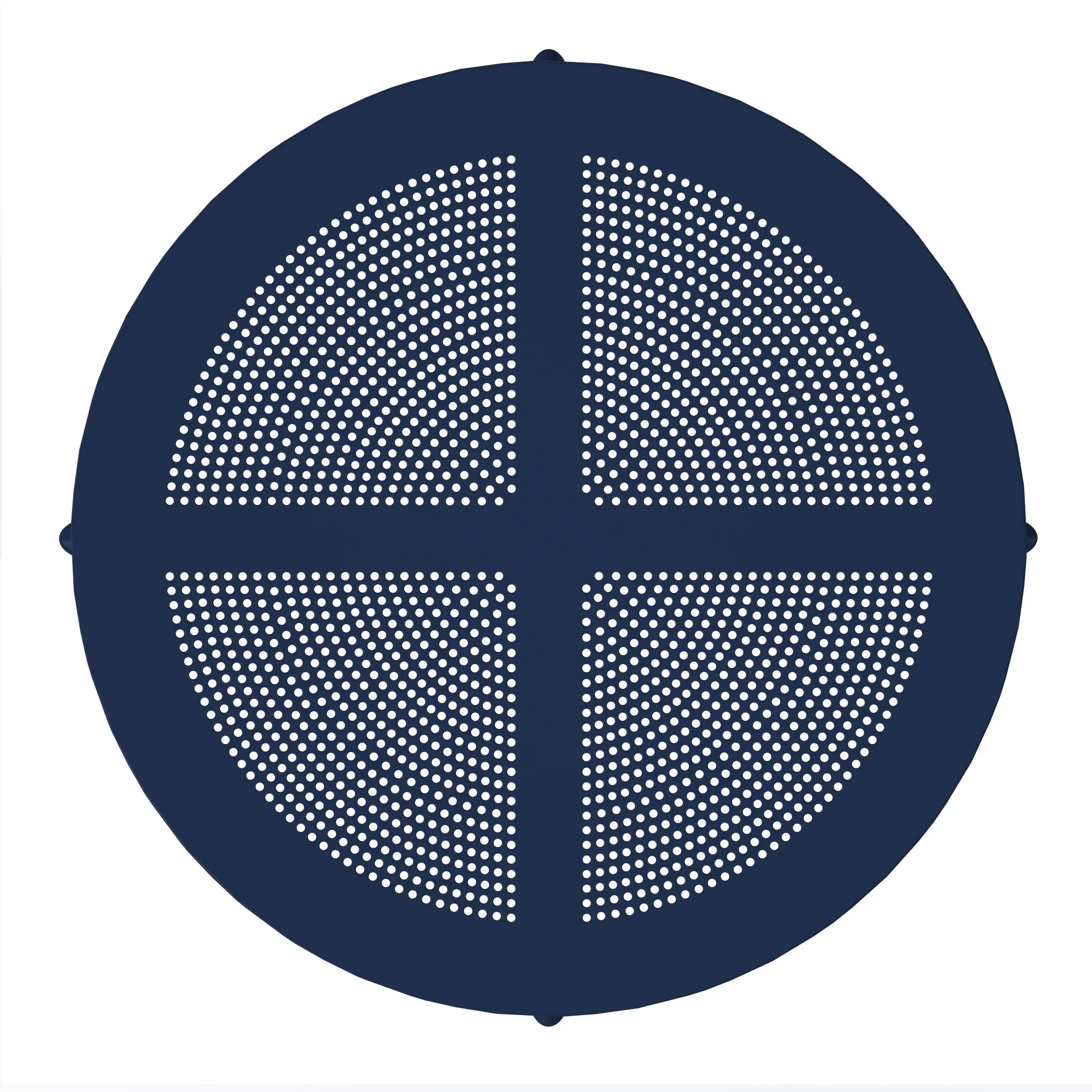 Sunshine 31.5" Round Plastic Outdoor Patio Dining Table for 4