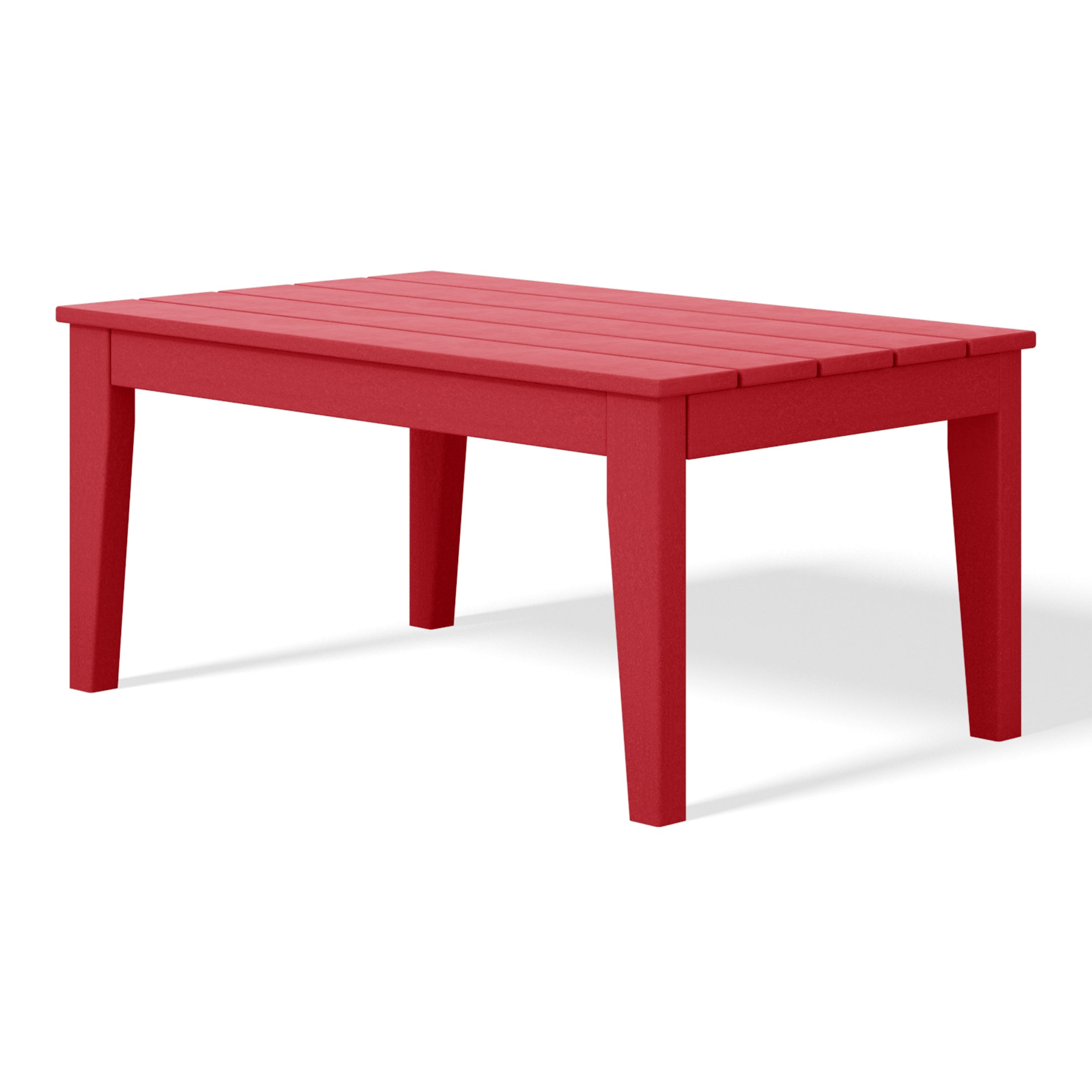 Paradise Low Outdoor HDPE Patio Rectangle Coffee Table