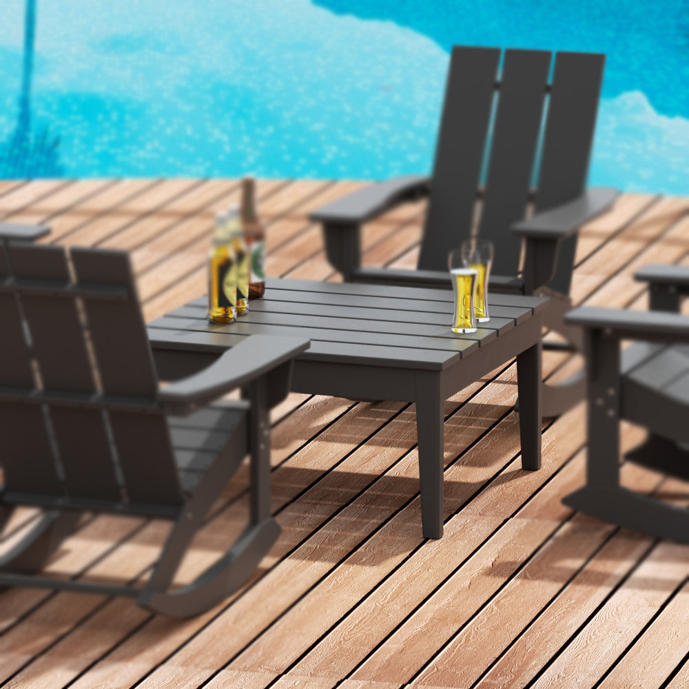 Palms Outdoor Patio Modern Adirondack Conversation Table