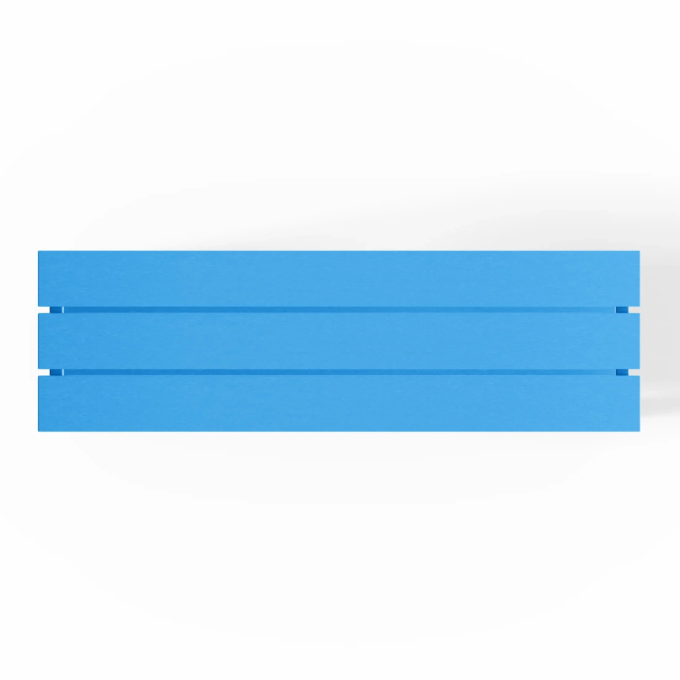 Paradise 55" Outdoor Patio HDPE Adirondack 2-Tier Shelf Console Table