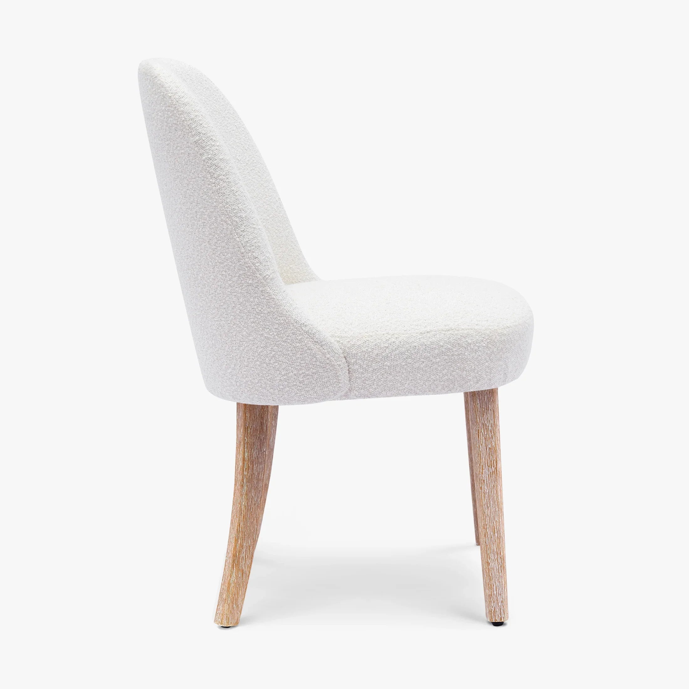 Amélie Mid-Century Modern Upholstered Boucle Dining Chair