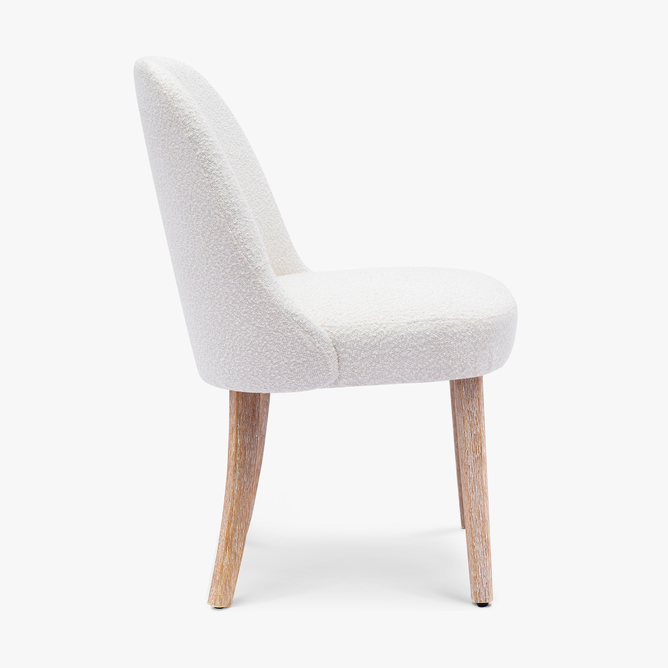 Amélie Mid-Century Modern Upholstered Boucle Dining Chair (Set of 4)