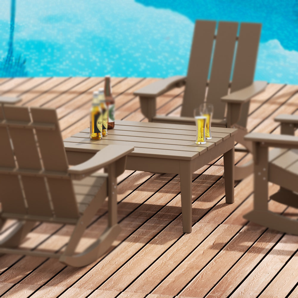 Palms Outdoor Patio Modern Adirondack Conversation Table
