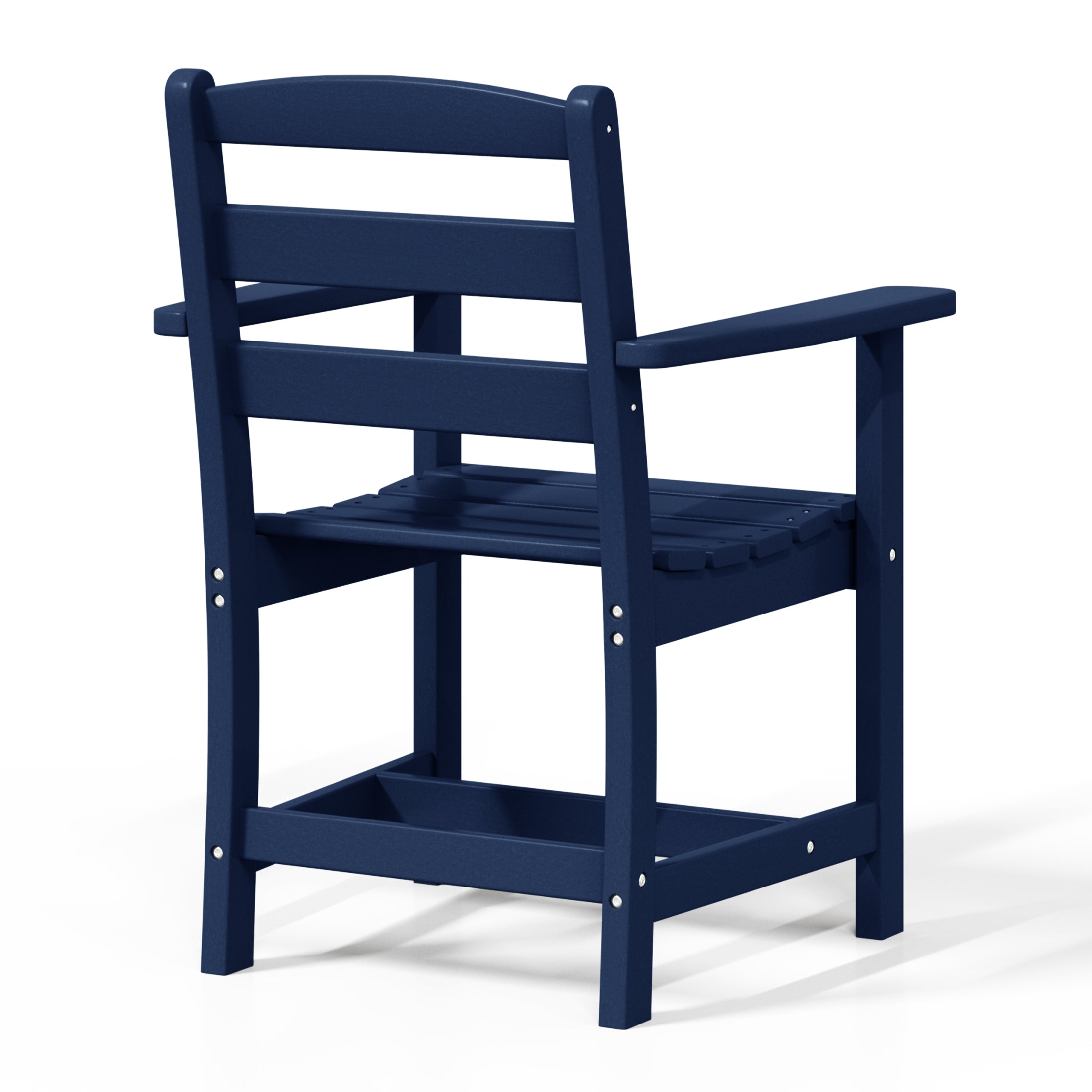Palms Outdoor HDPE Patio Classic Dining Arm Chair