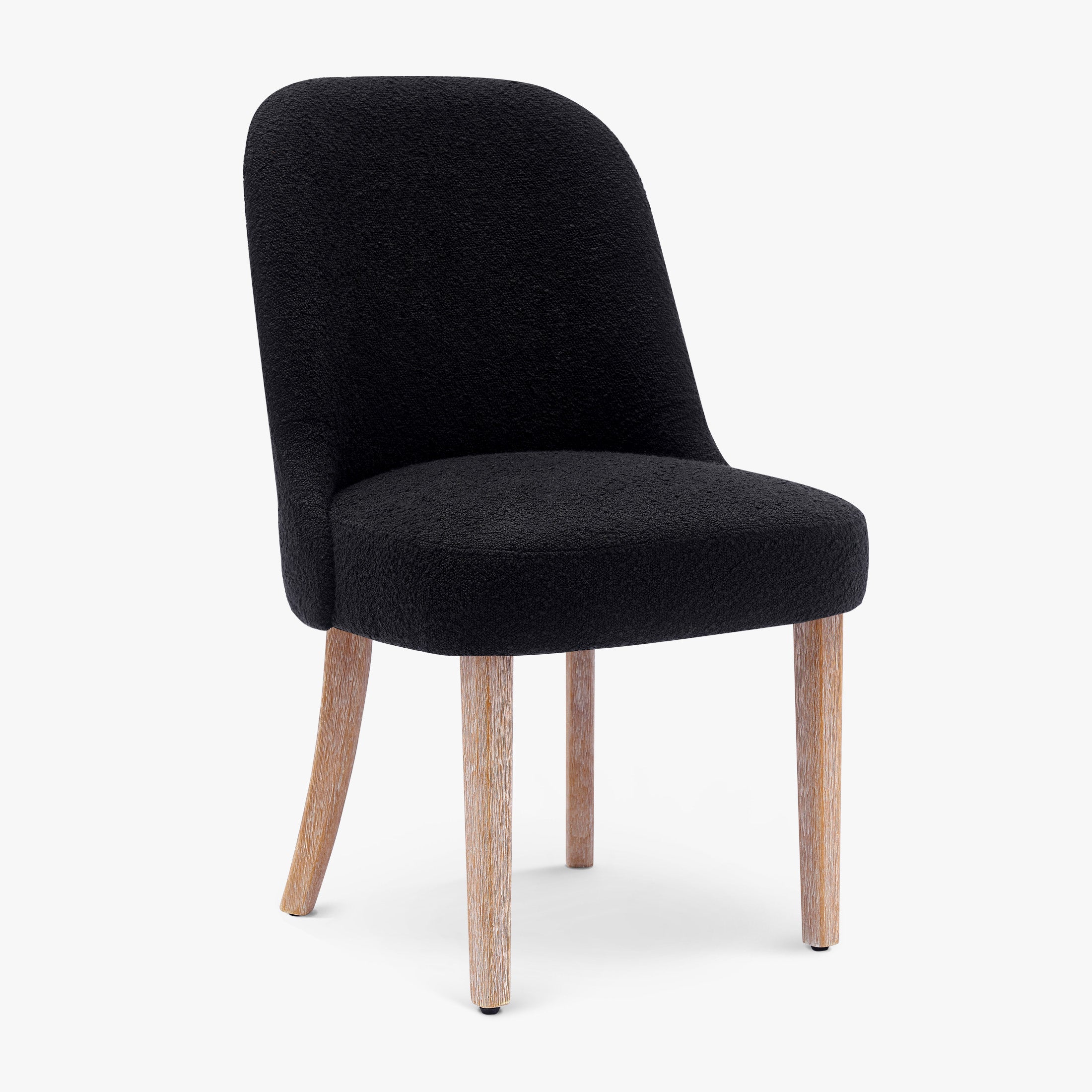 Amélie Mid-Century Modern Upholstered Boucle Dining Chair