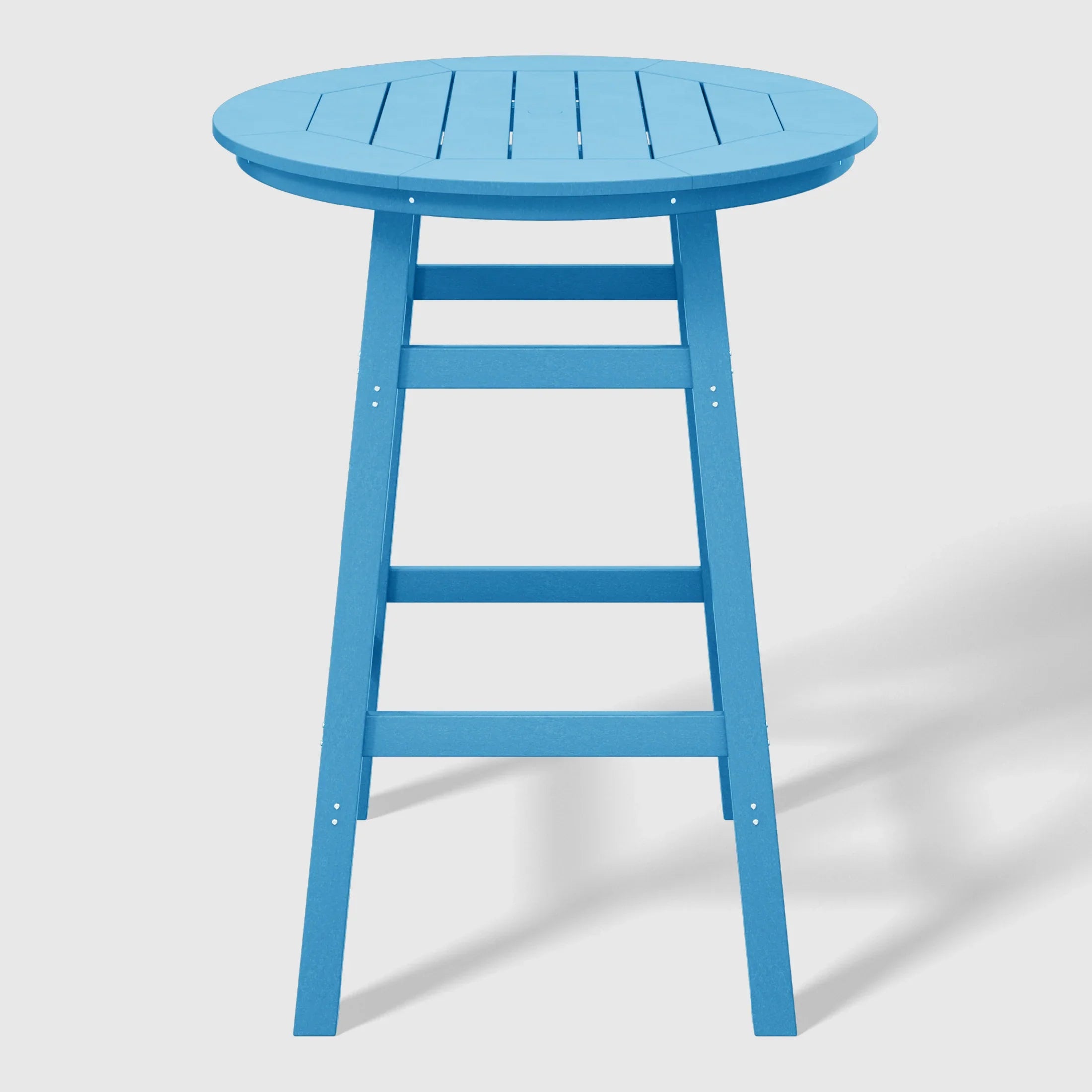 Paradise Outdoor 35" HDPE Round Patio Bar Height Table