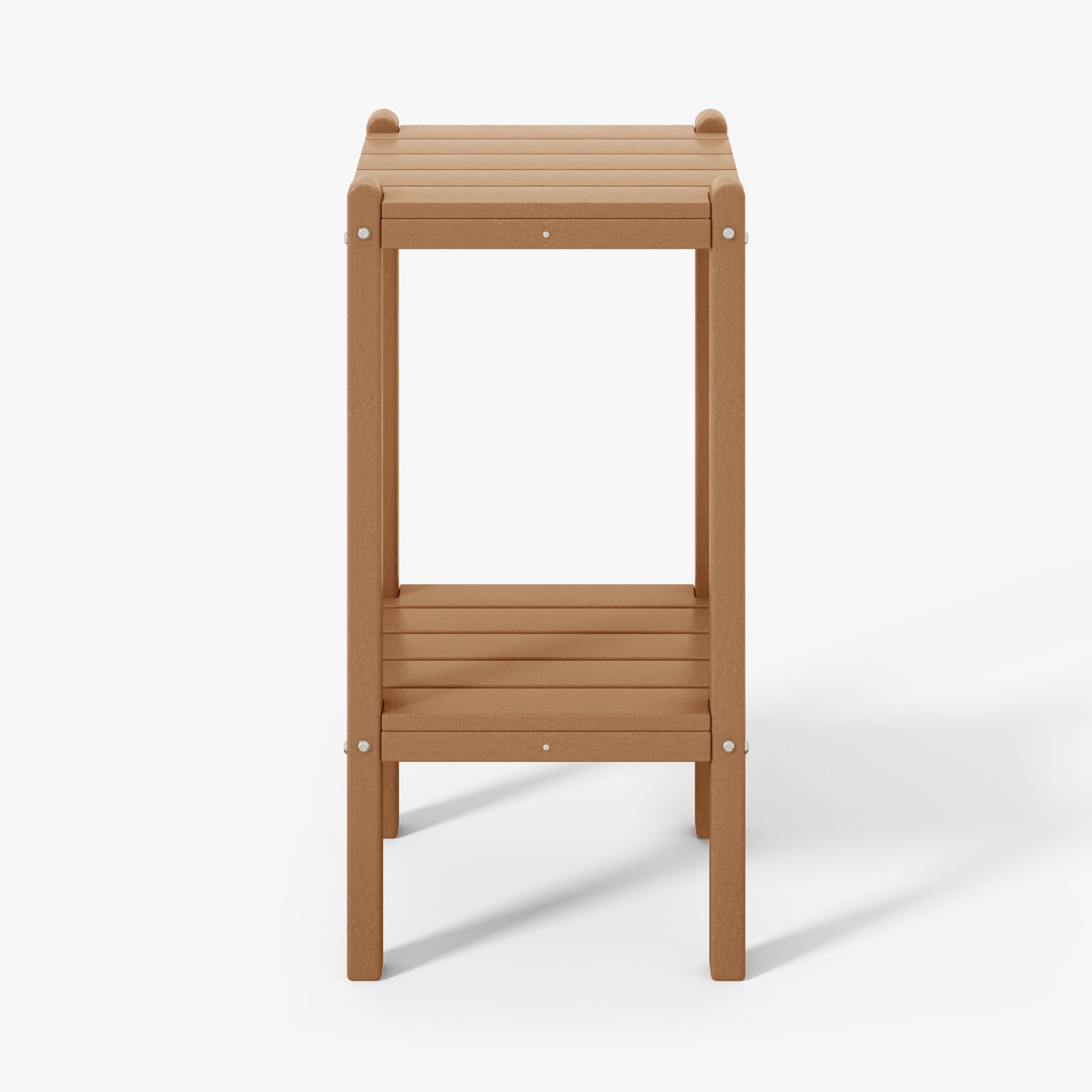 Paradise 36" Outdoor Adirondack HDPE 2-Tier Patio Side Table