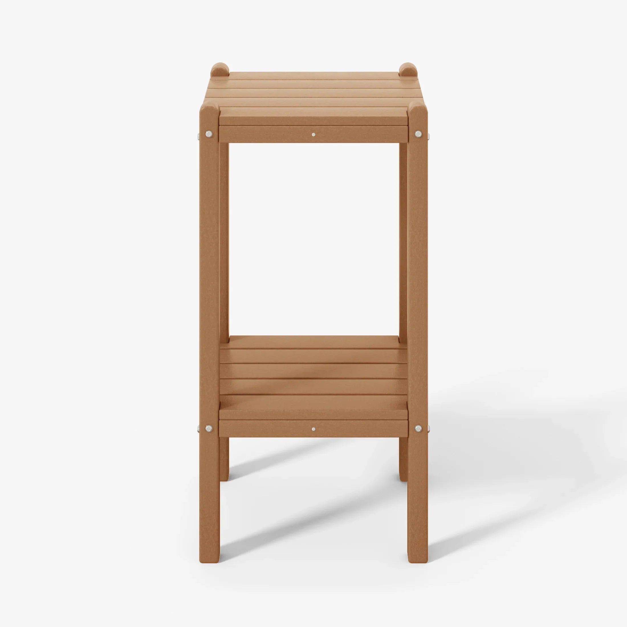 Paradise 36" Outdoor Adirondack HDPE 2-Tier Patio Side Table