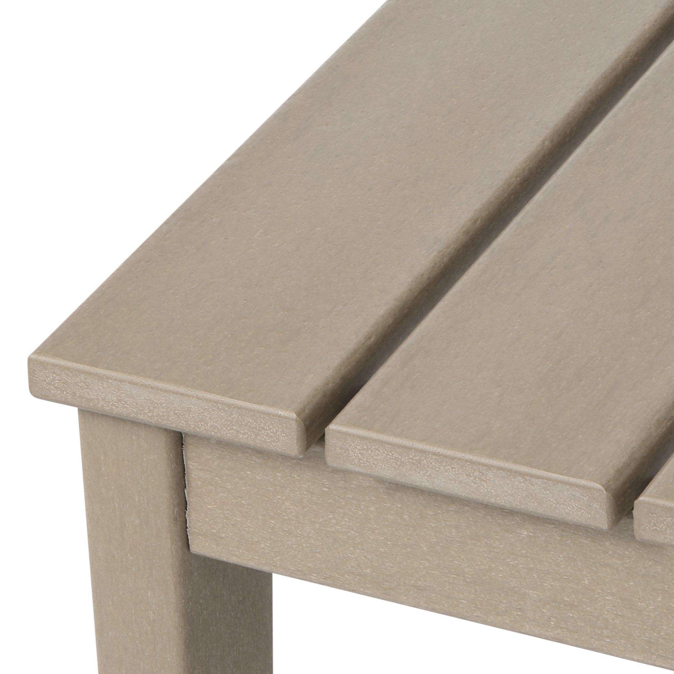 Paradise Low Outdoor HDPE Patio Rectangle Coffee Table