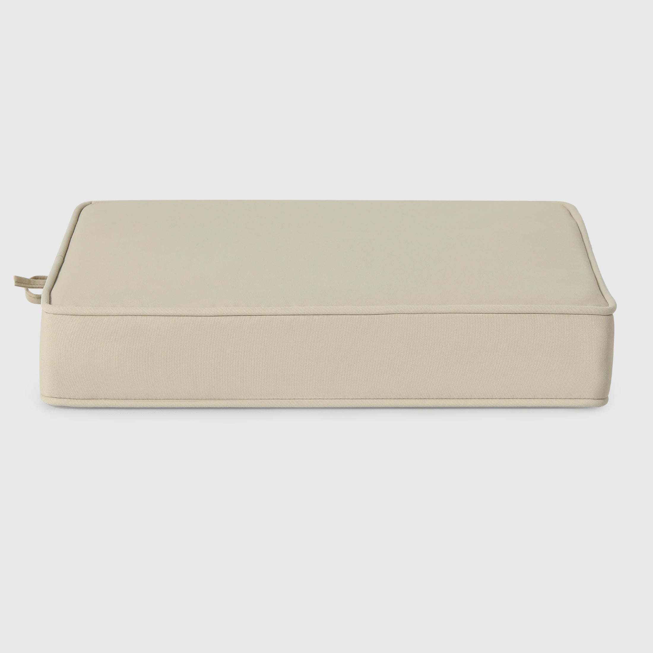 Harmony Outdoor Patio Furniture Seat Chair Square Cushions with Piping. Set of 2, 20" x 19"