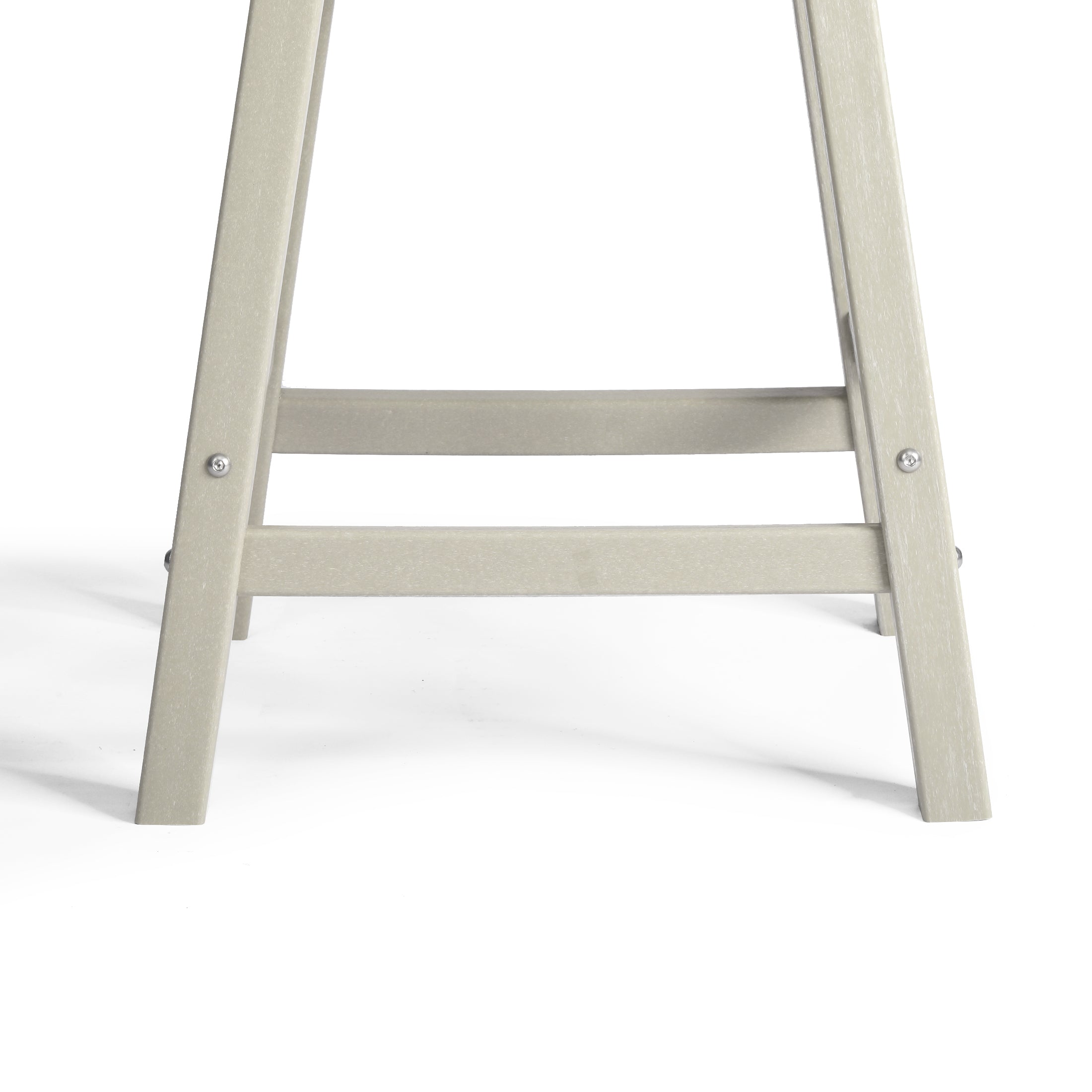 Paradise 24" HDPE Outdoor Patio Counter Height Bar Stools (Set of 2)