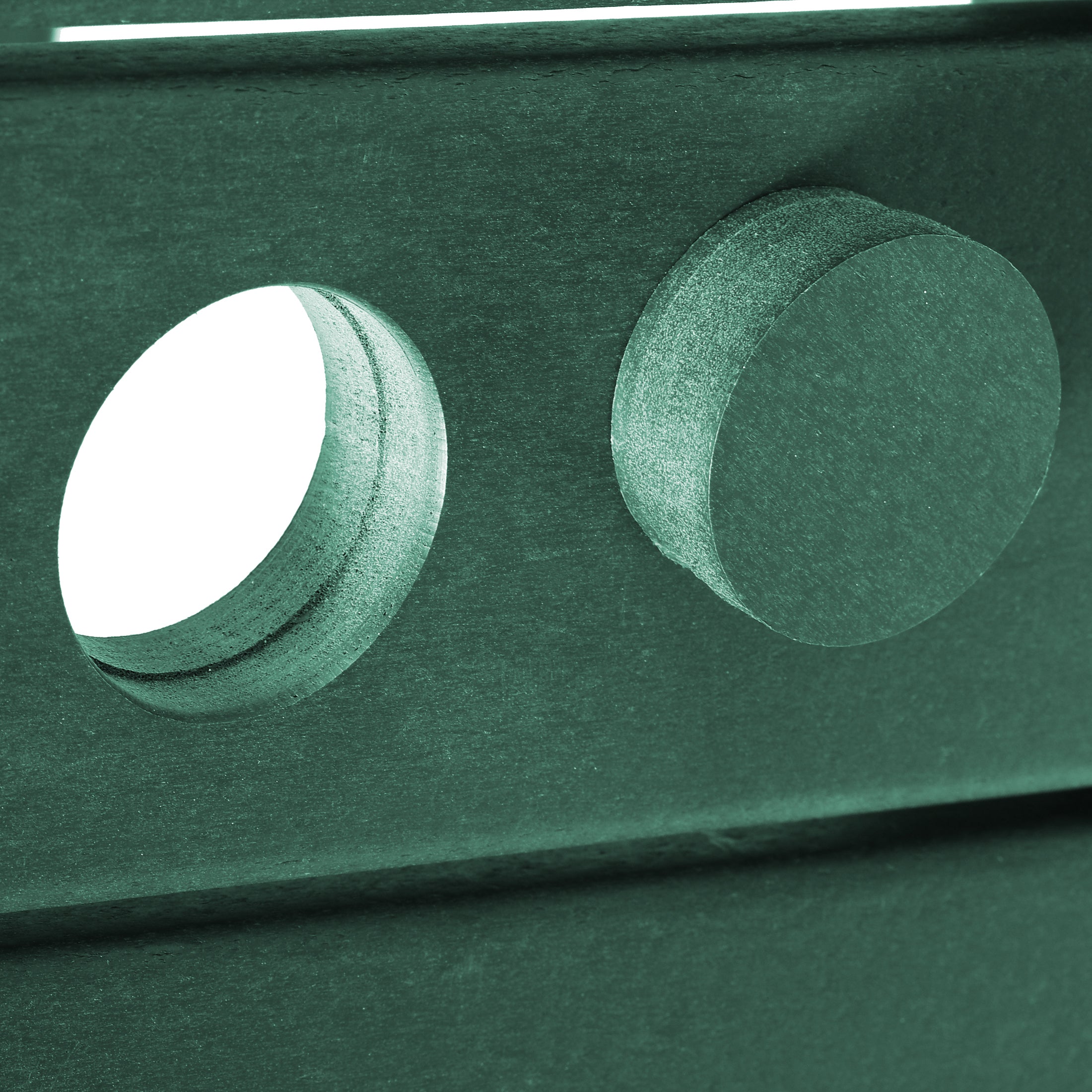 Paradise 5-Piece HDPE Folding Adirondack Chair Outdoor Patio Conversation Set