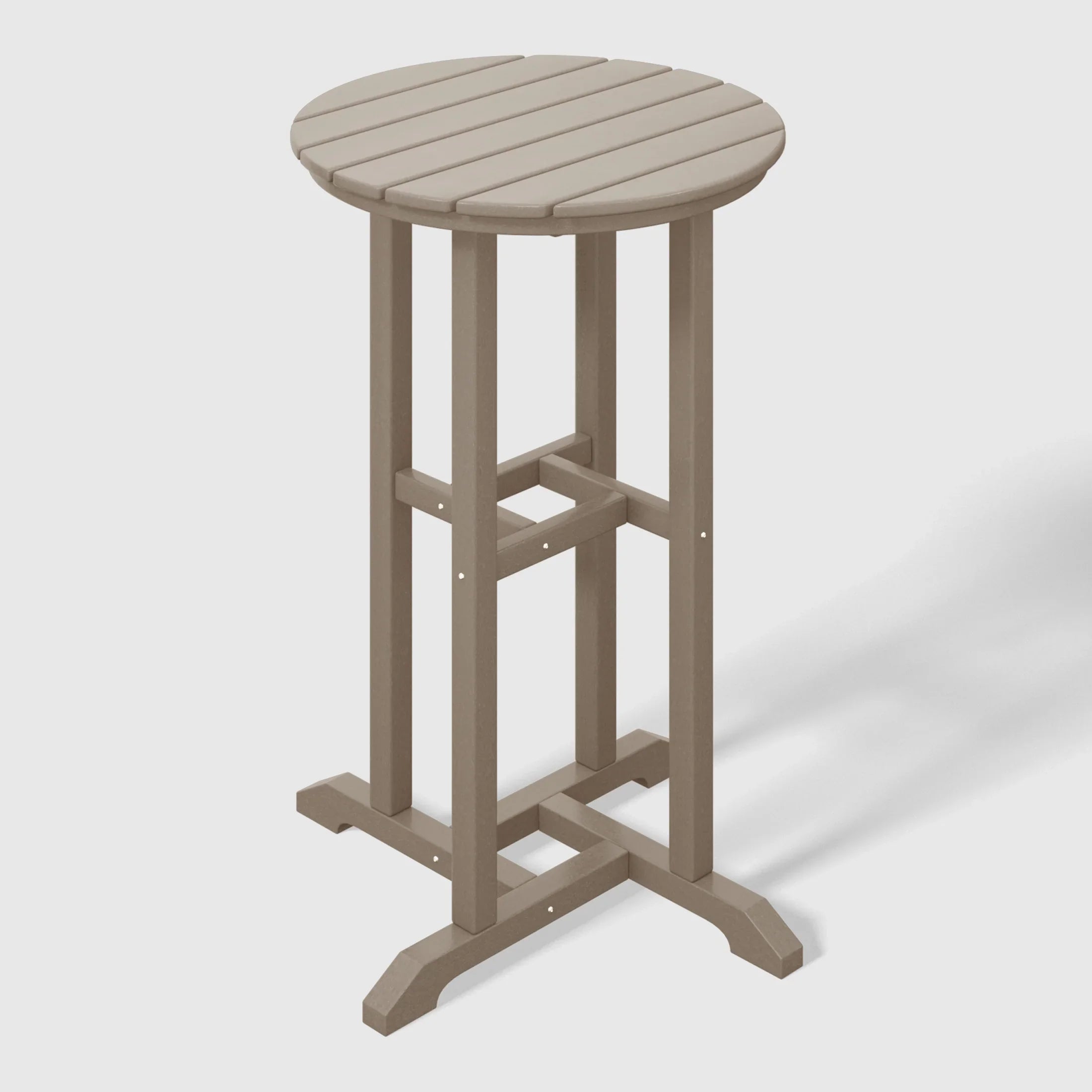 Paradise Outdoor Patio Counter Height Bar Stools Bistro Bar Table 4-Piece Set
