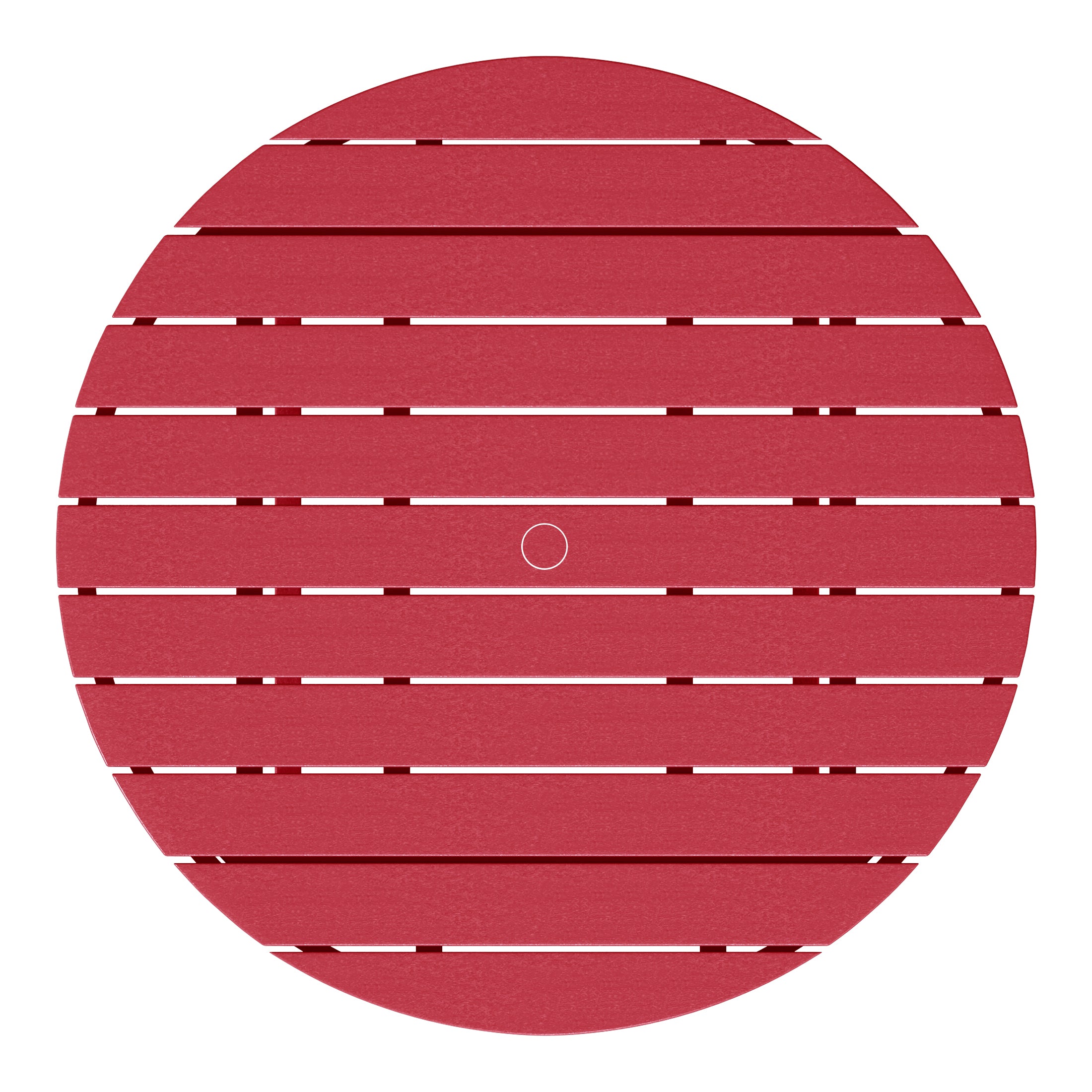 Paradise Low Outdoor HDPE Round Patio Coffee Table