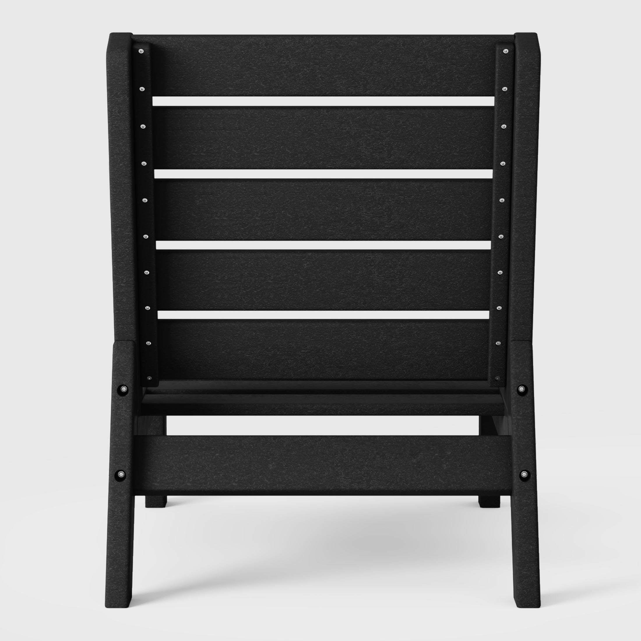 Portsmouth Outdoor HDPE Deep Seating Modular Armless Patio Chair with Patio Cushions