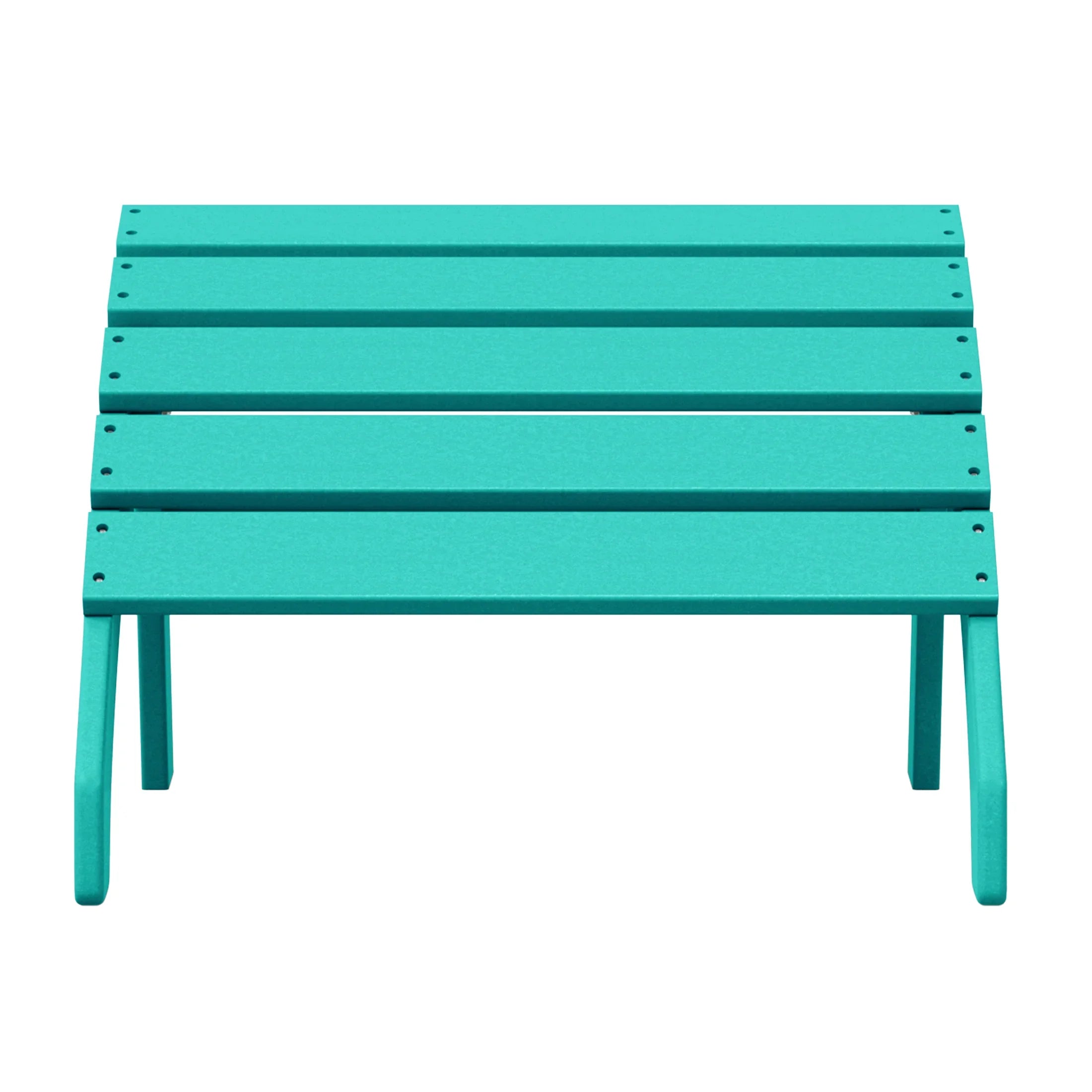 Portside Outdoor Patio HDPE Adirondack Ottoman Footrest