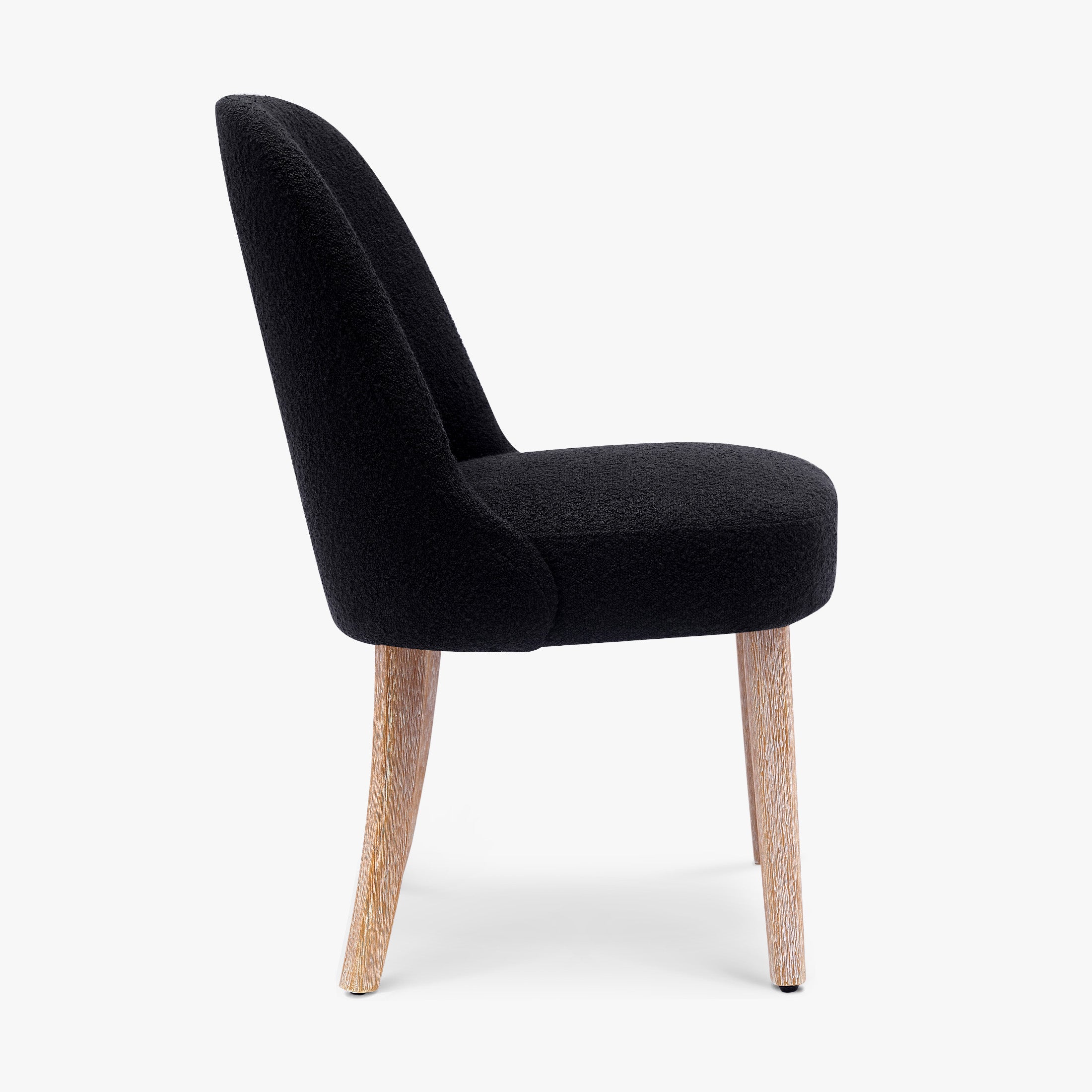 Amélie Mid-Century Modern Upholstered Boucle Dining Chair