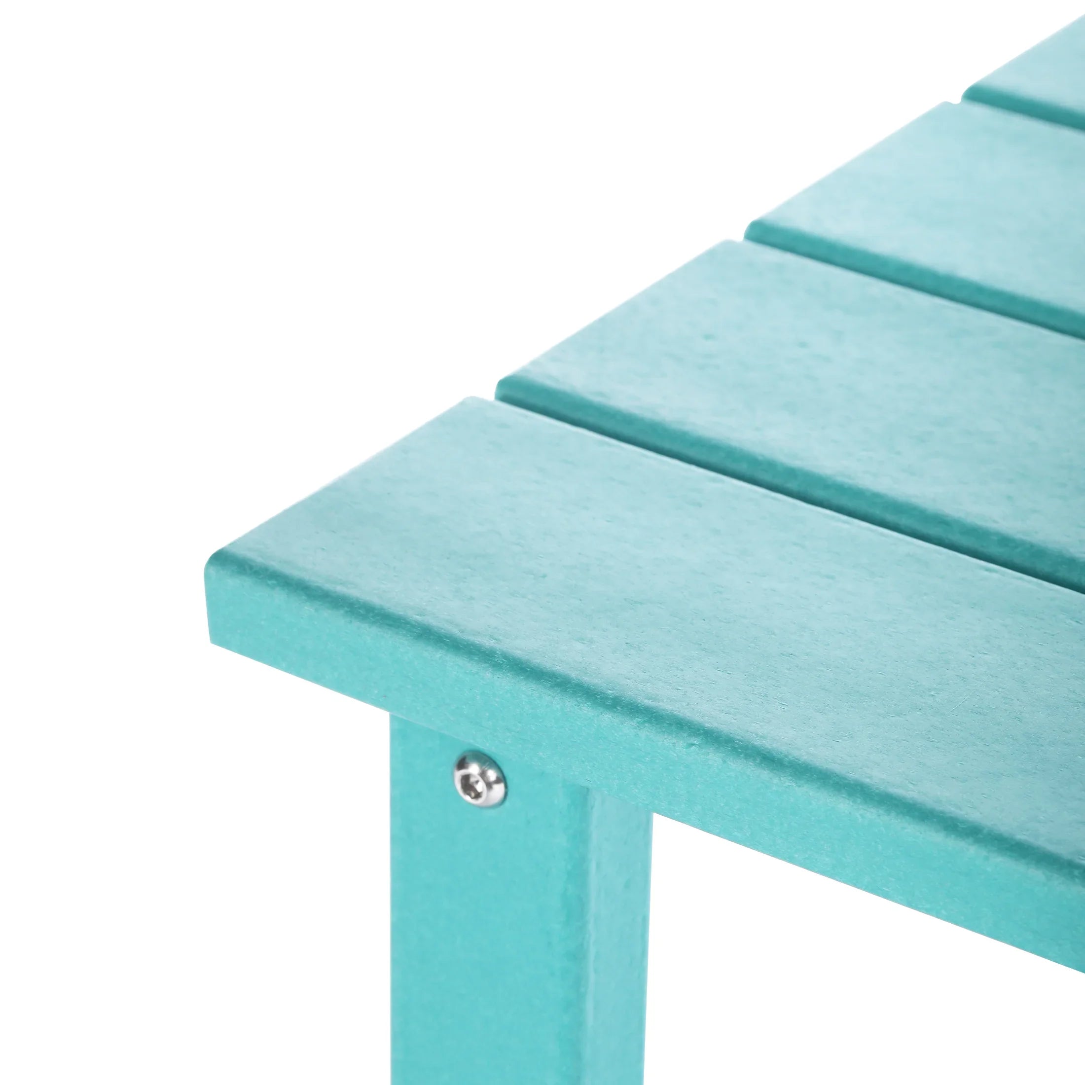 Paradise Kids Outdoor Patio Furniture HDPE Adirondack Square Side Table